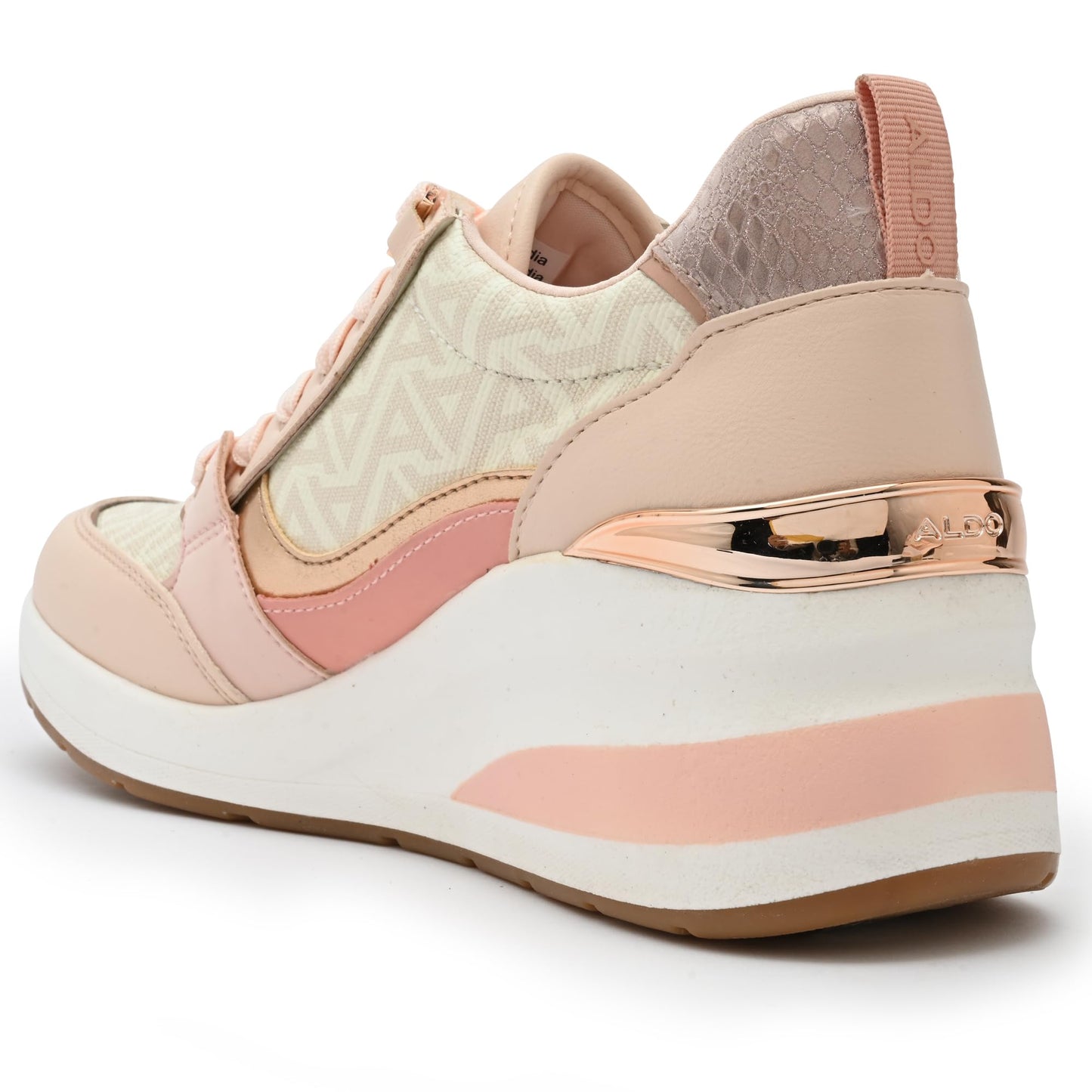 Aldo CAROTERIEL-IN110 Ladies Other White Wedge Sneakers