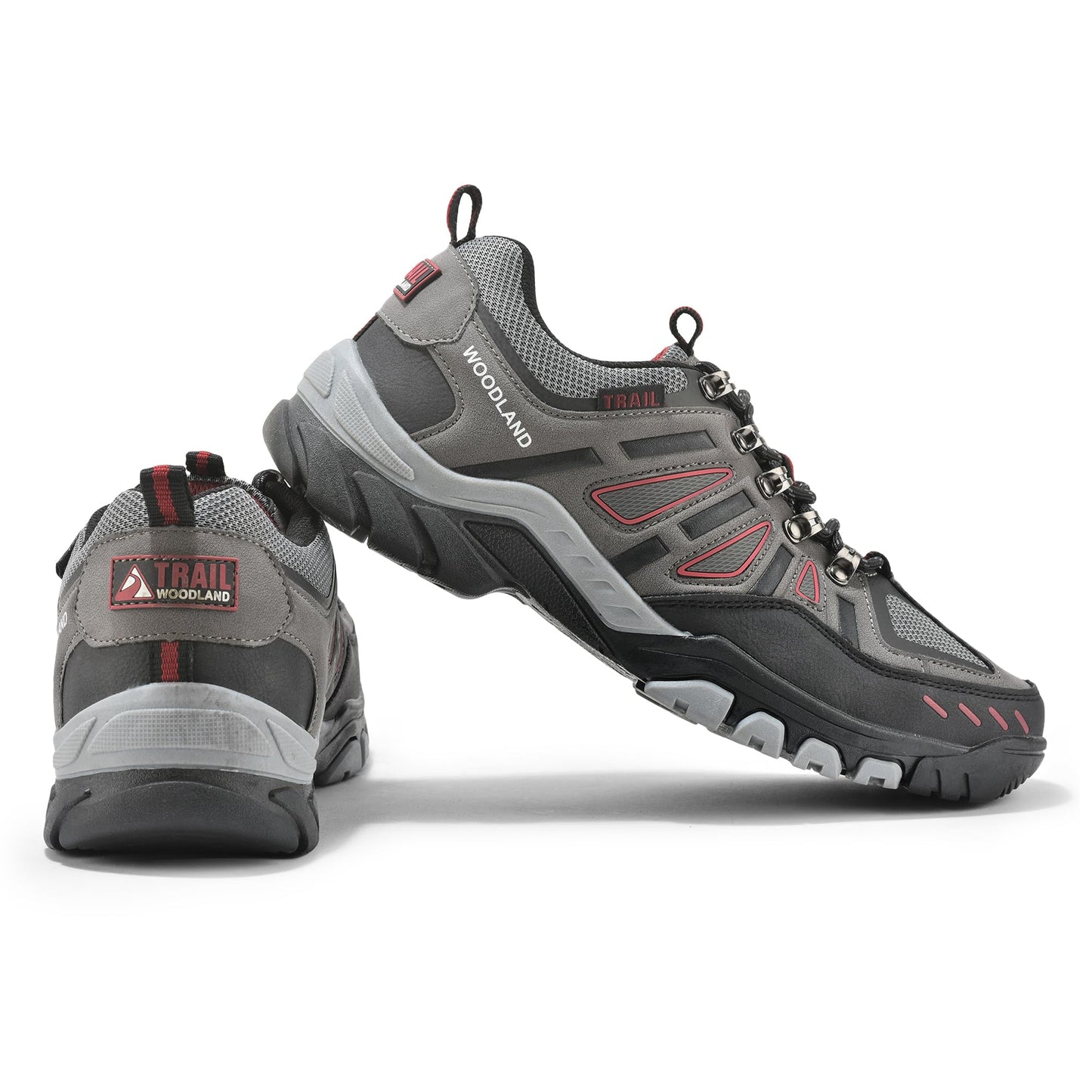 Woodland Men's Grey MESH Sports Shoes-9 UK (43EURO) (22YG200HS)