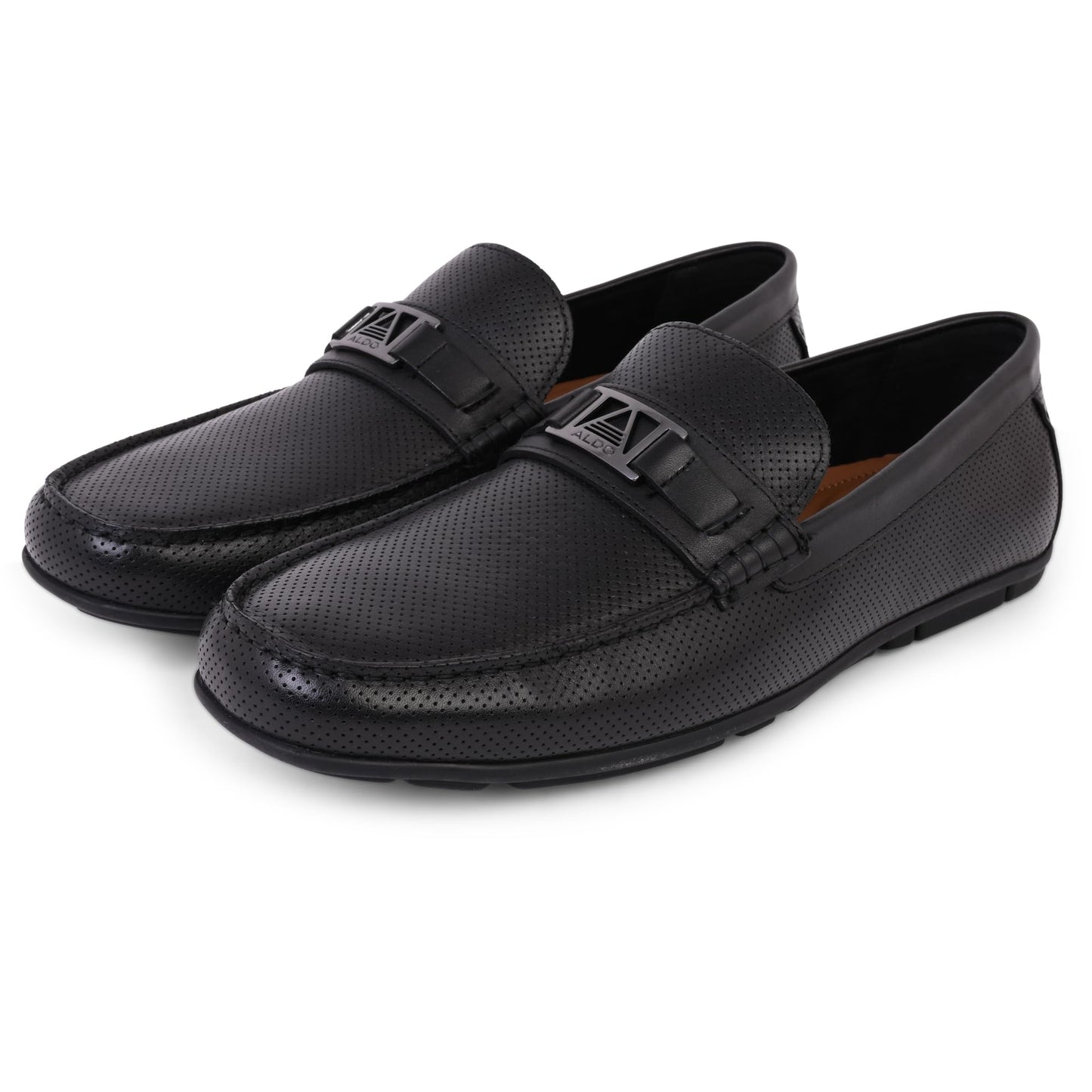 Aldo HAENDACIENA-IN001 Black Leather Moccasins