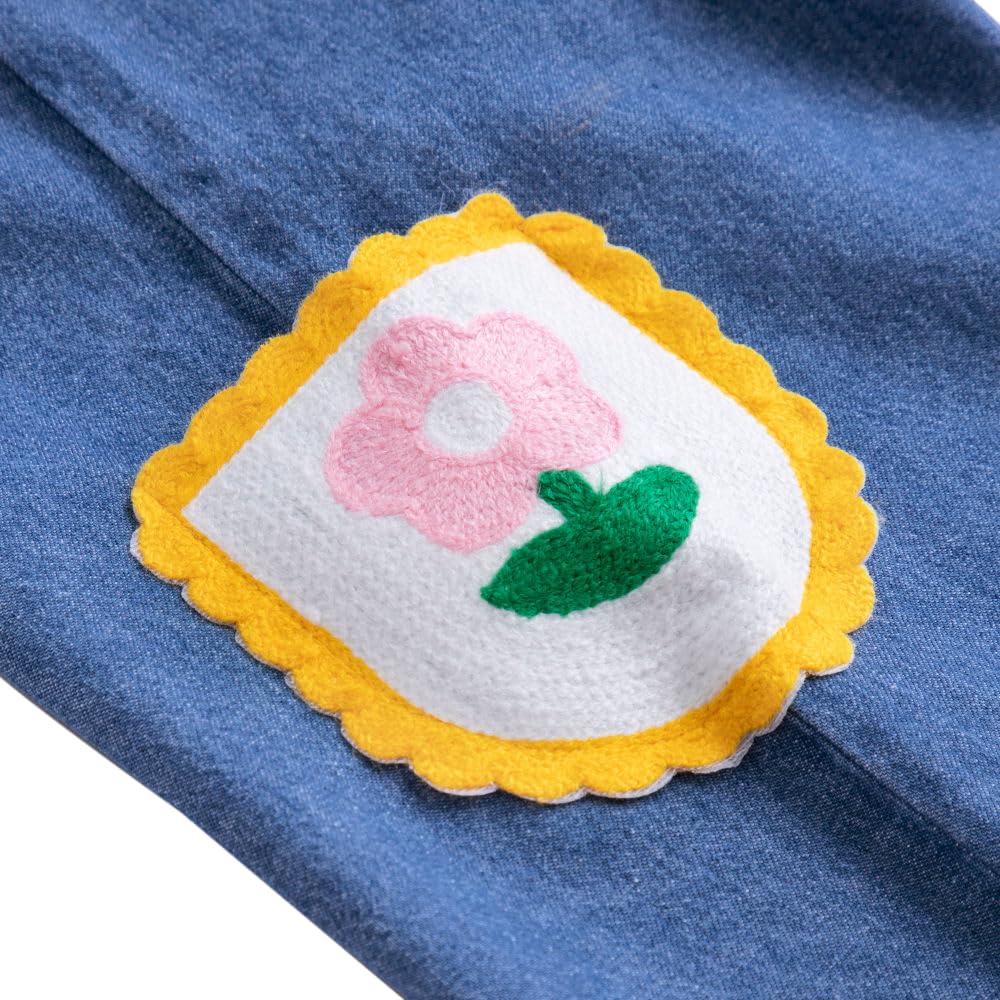 Hopscotch Girls Regular Fit Jeans in Navy Color For Ages (2-3 Years)