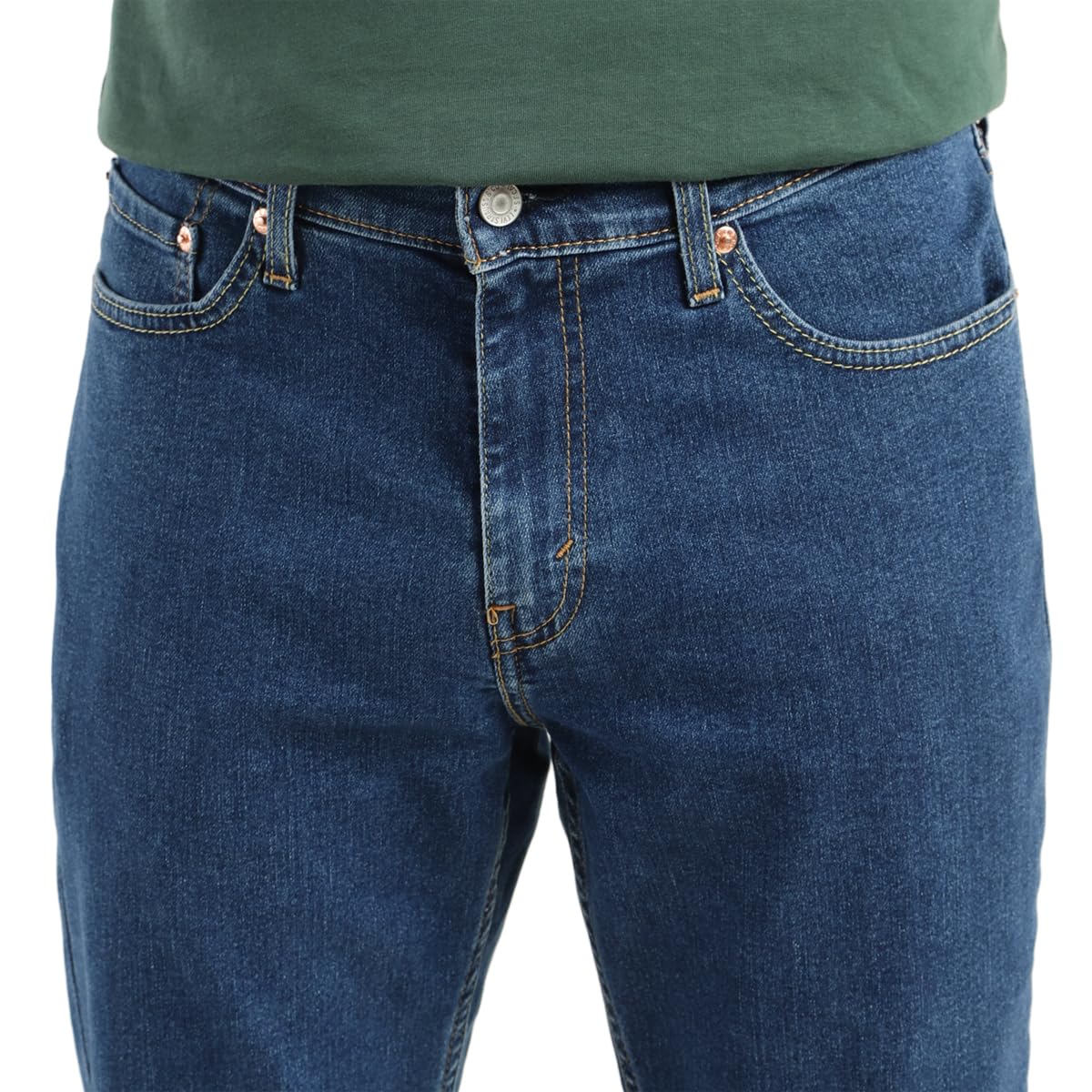 Levi's Men's Mid Rise 511 Slim Fit Mid-Rise Stretchable Jeans Blue, 34