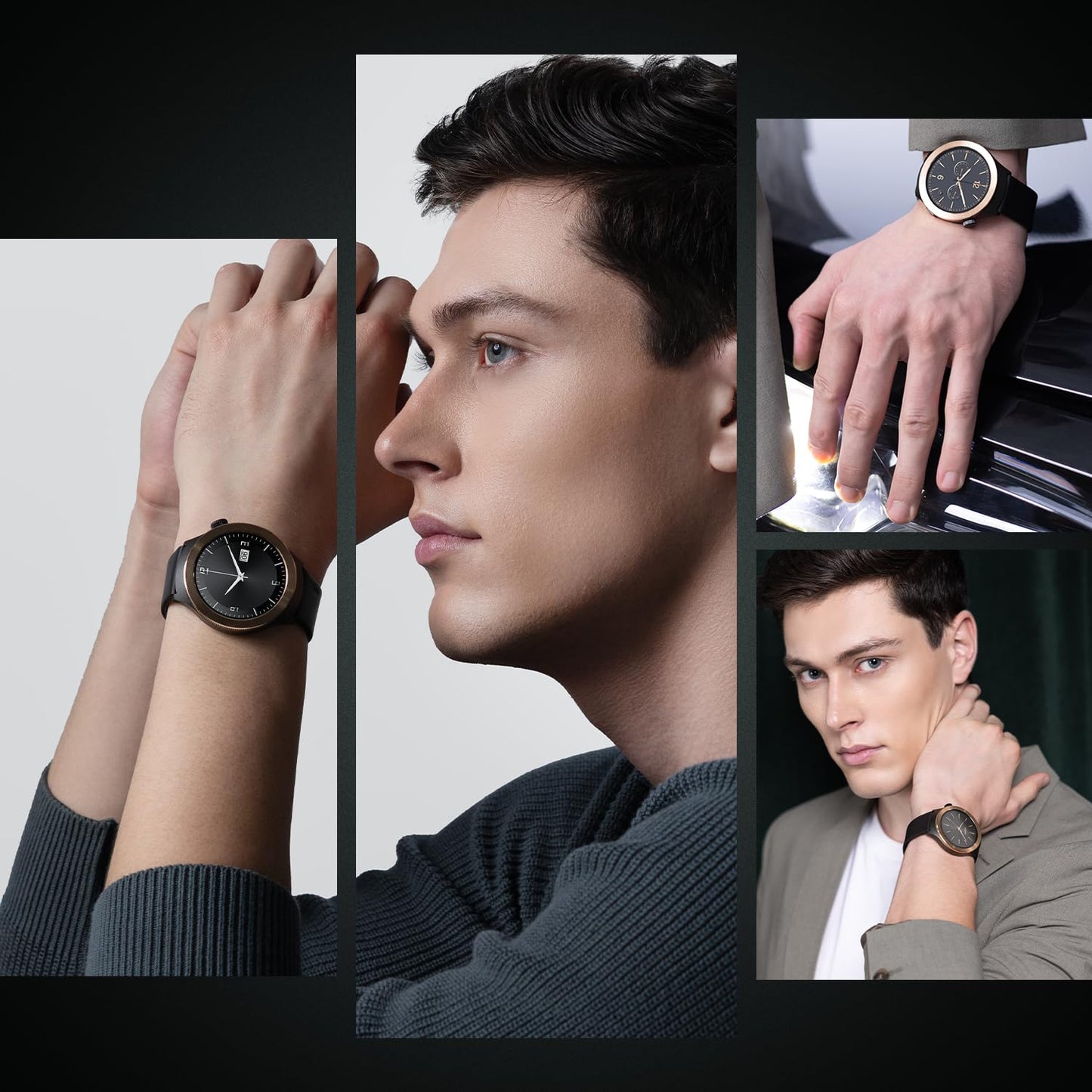 Noise Halo 2 MOD Smart Watch with Swappable Bezel Editions (Classic, Statement), 1.46" AMOLED, Smart Island, BT Calling, Metallic Build, Health Suite, Upto 7 Days Battery (Silver Green)