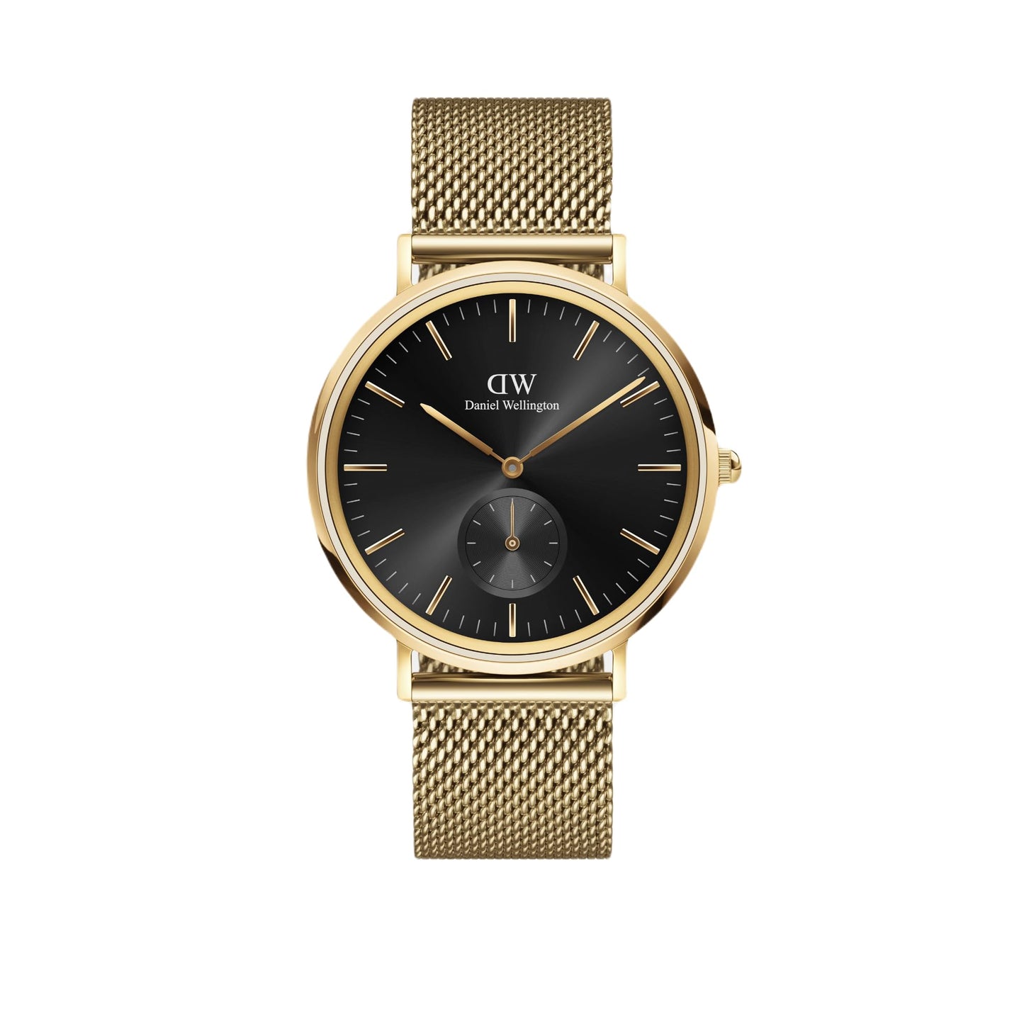 DANIEL WELLINGTON Men Black Round Analogue Watch- DW00100713K