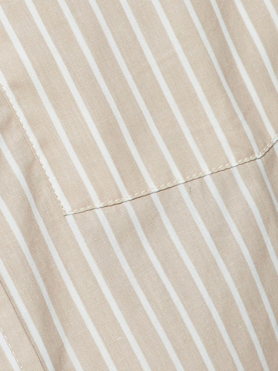 Max URB-N Women Striped Oversized Shirt (Mixed (2 Clr)_M)