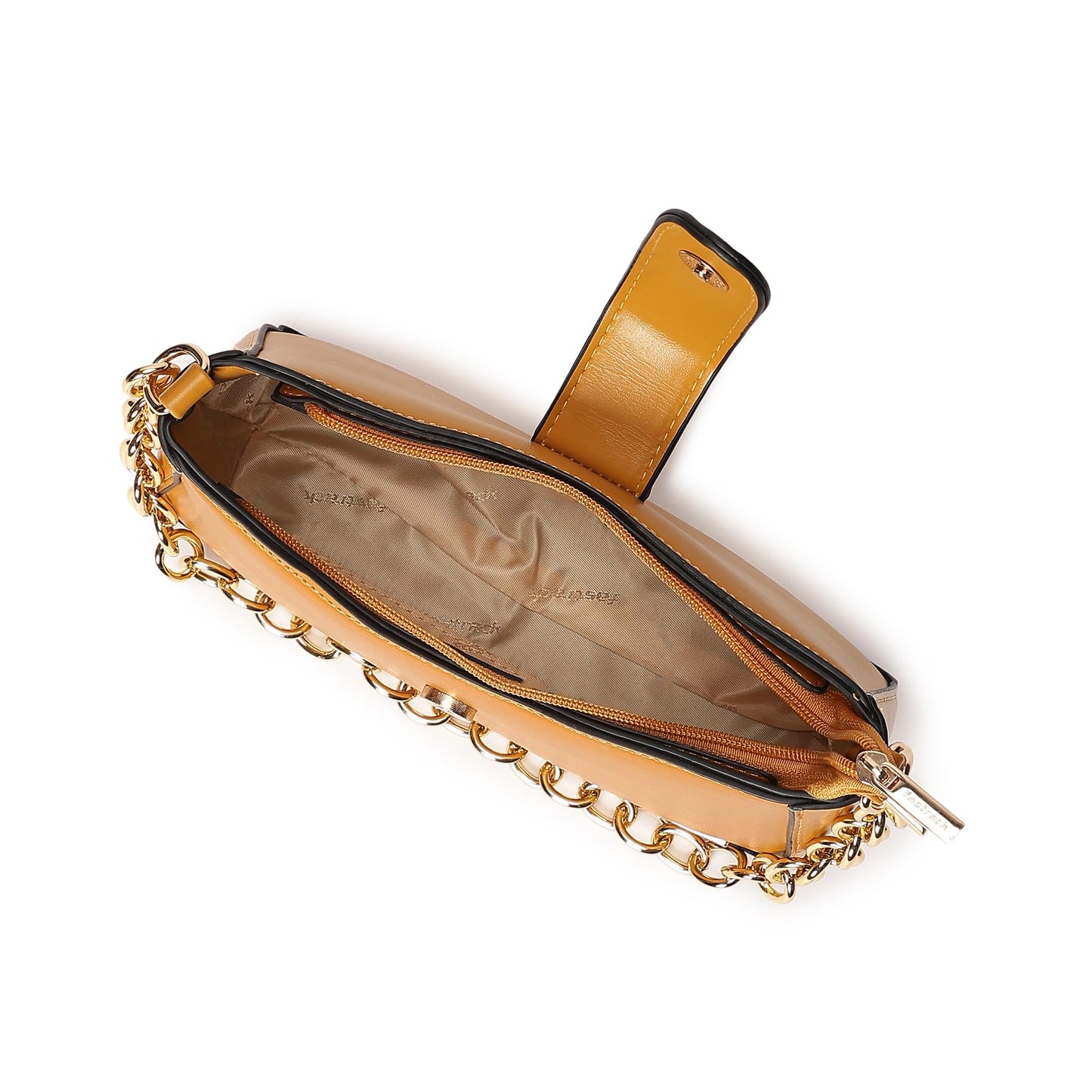 Fastrack Women's Shoulder Bag (Mustard)
