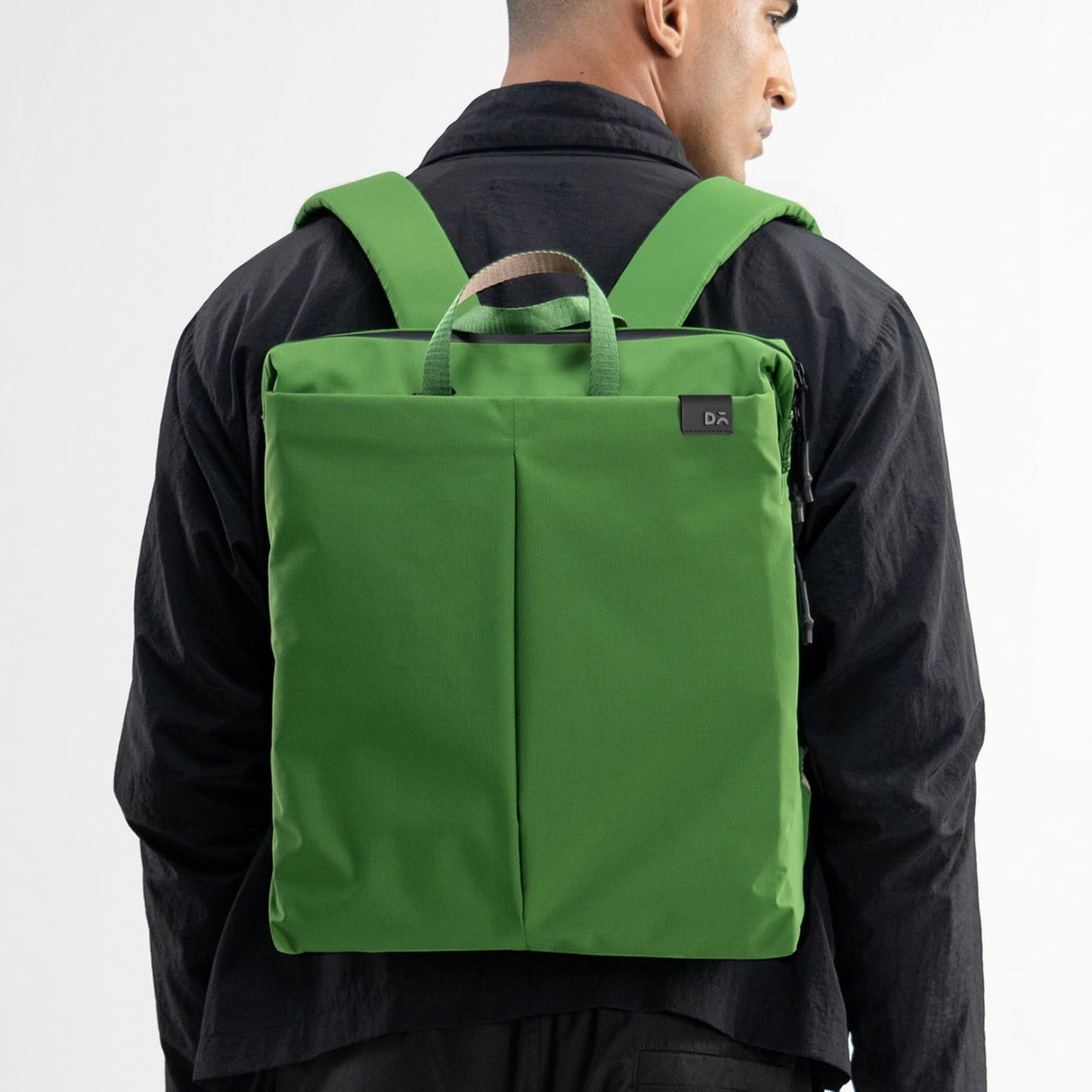 DailyObjects Pivot Workpack Bag for Men and Women|Fits 13/14/15.6 inch Laptop/Macbook Pro/Air|Lightweight|Stylish Backpack|Office/Daily Use/Travel|Multi Pocket|Water Resistant|Padded Strap (Green)