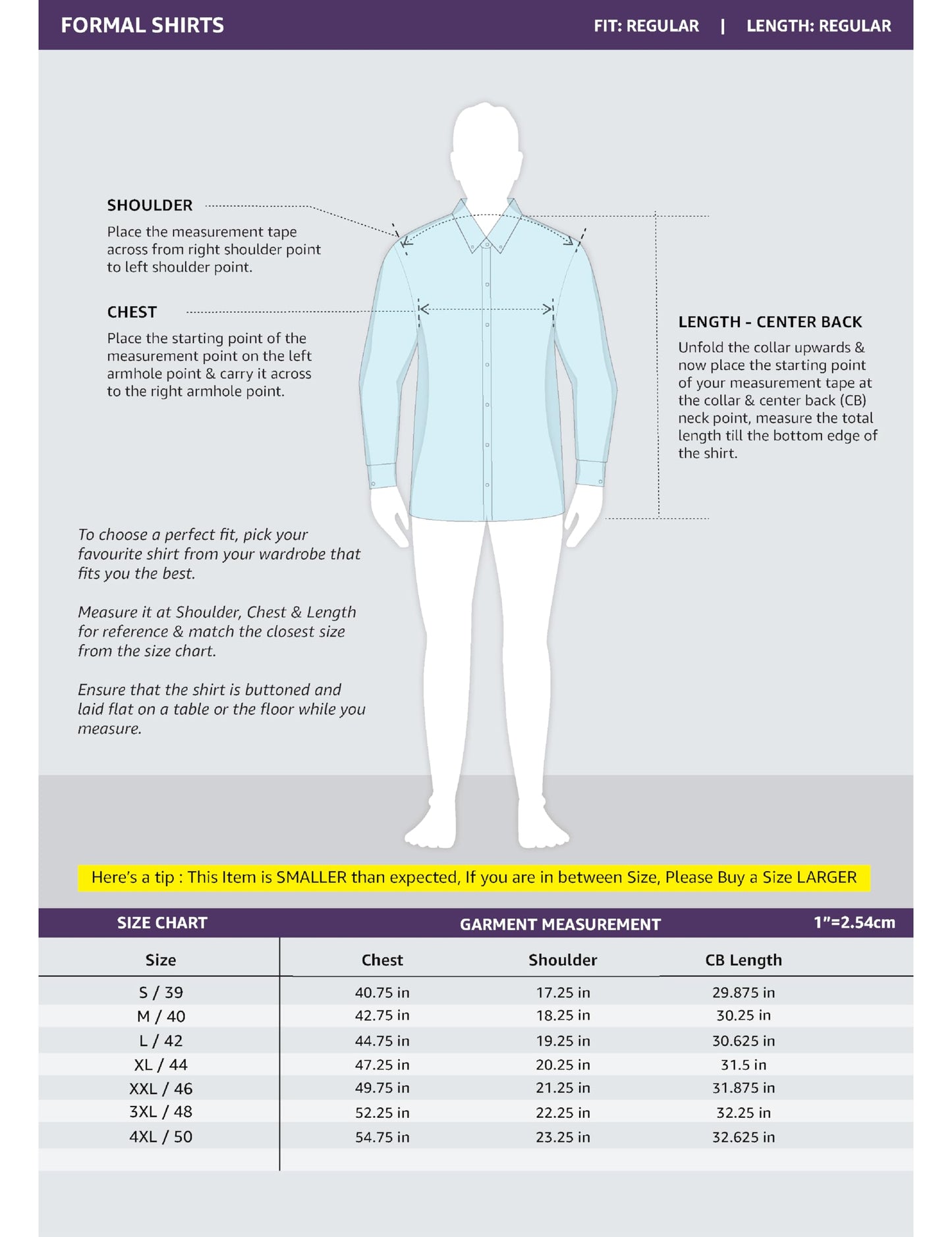 Symbol Premium Men's Cotton Non-Iron Formal Shirt (Regular Fit | Solid) (SP-M-S24-FS-02_Light Grey_40)