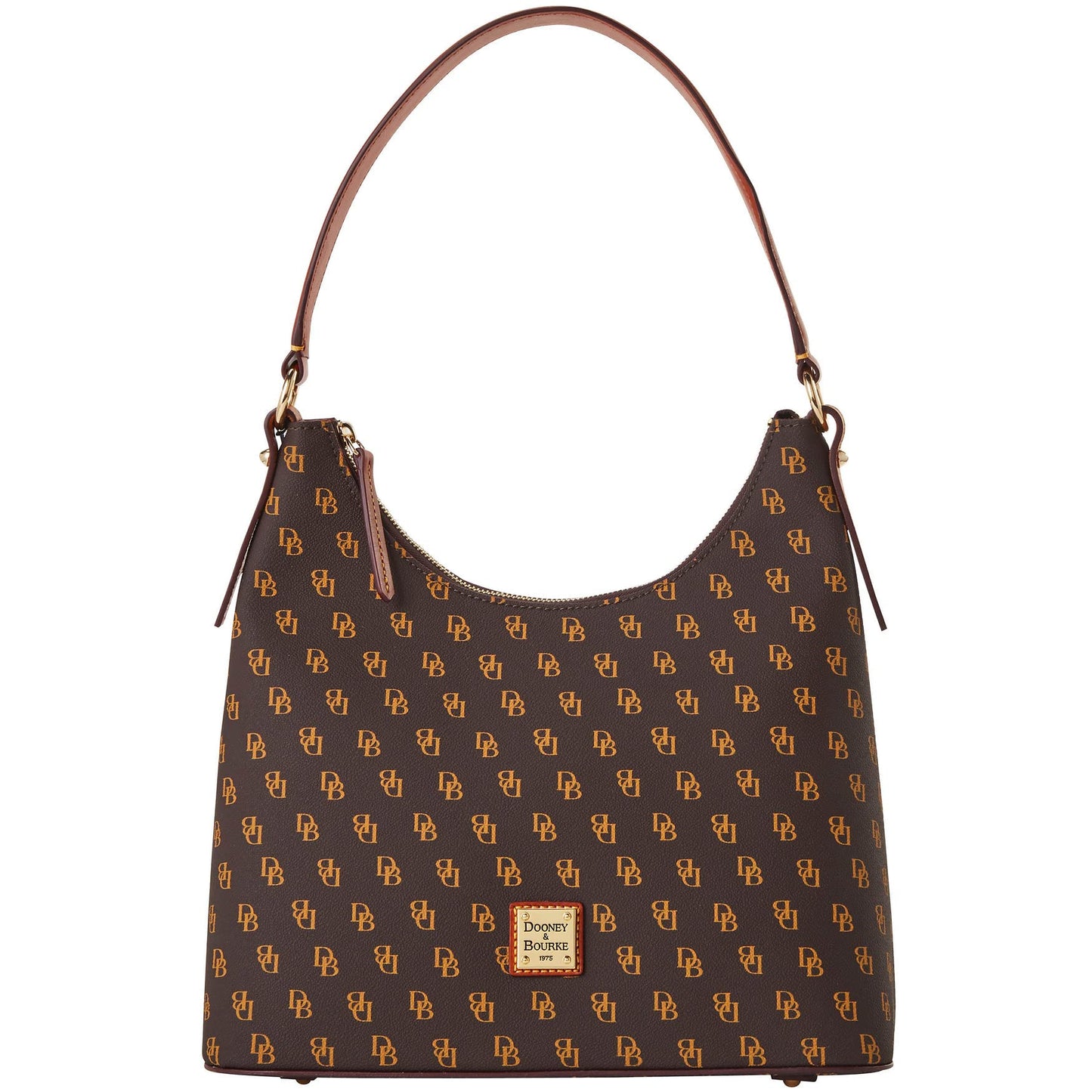 Dooney & Bourke Handbag, Gretta Hobo Shoulder Bag - Brown Tmoro, Brown Tmoro, One Size