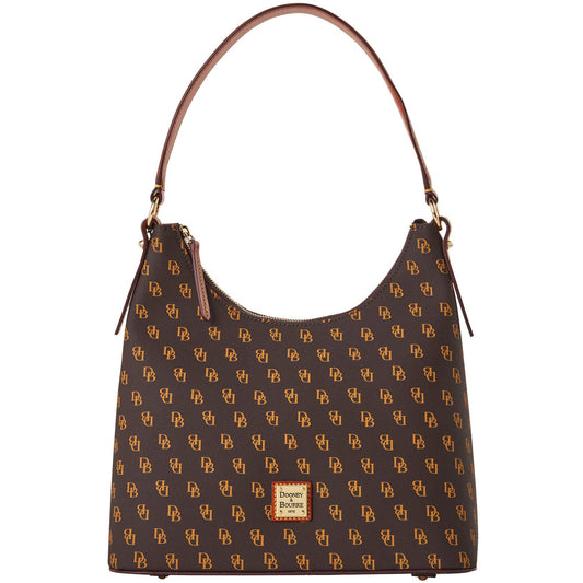Dooney & Bourke Handbag, Gretta Hobo Shoulder Bag - Brown Tmoro, Brown Tmoro, One Size