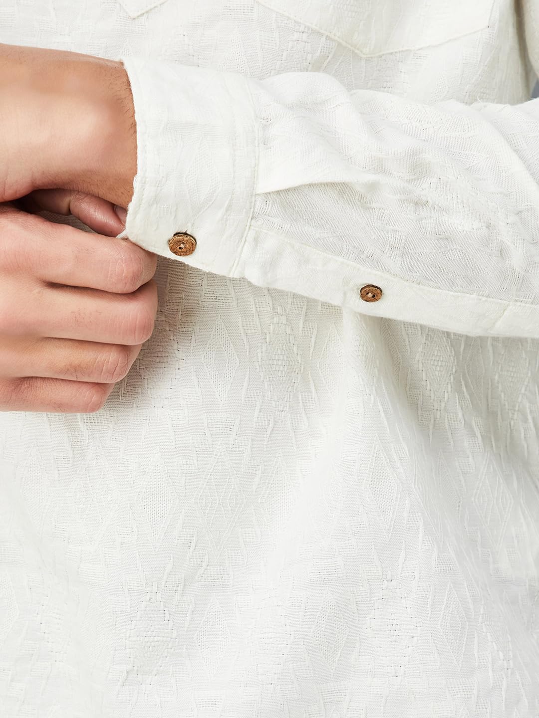 Max Men's Cotton Regular Kurta (FUCSTSS2512JQ_Beige