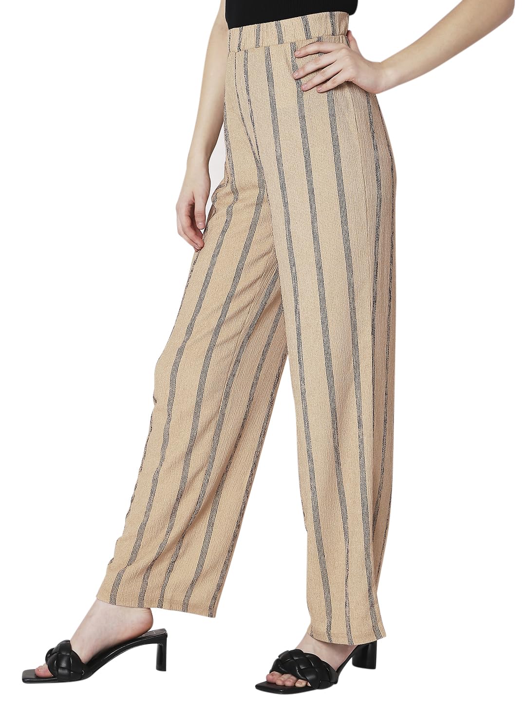 VERO MODA Straight fit Trouser (10297648_Sky Captain_XS)