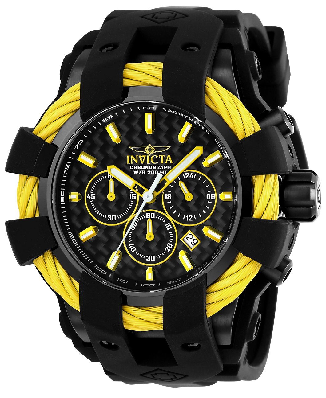 Invicta Bolt Analog Black Dial Men's Watch-23871