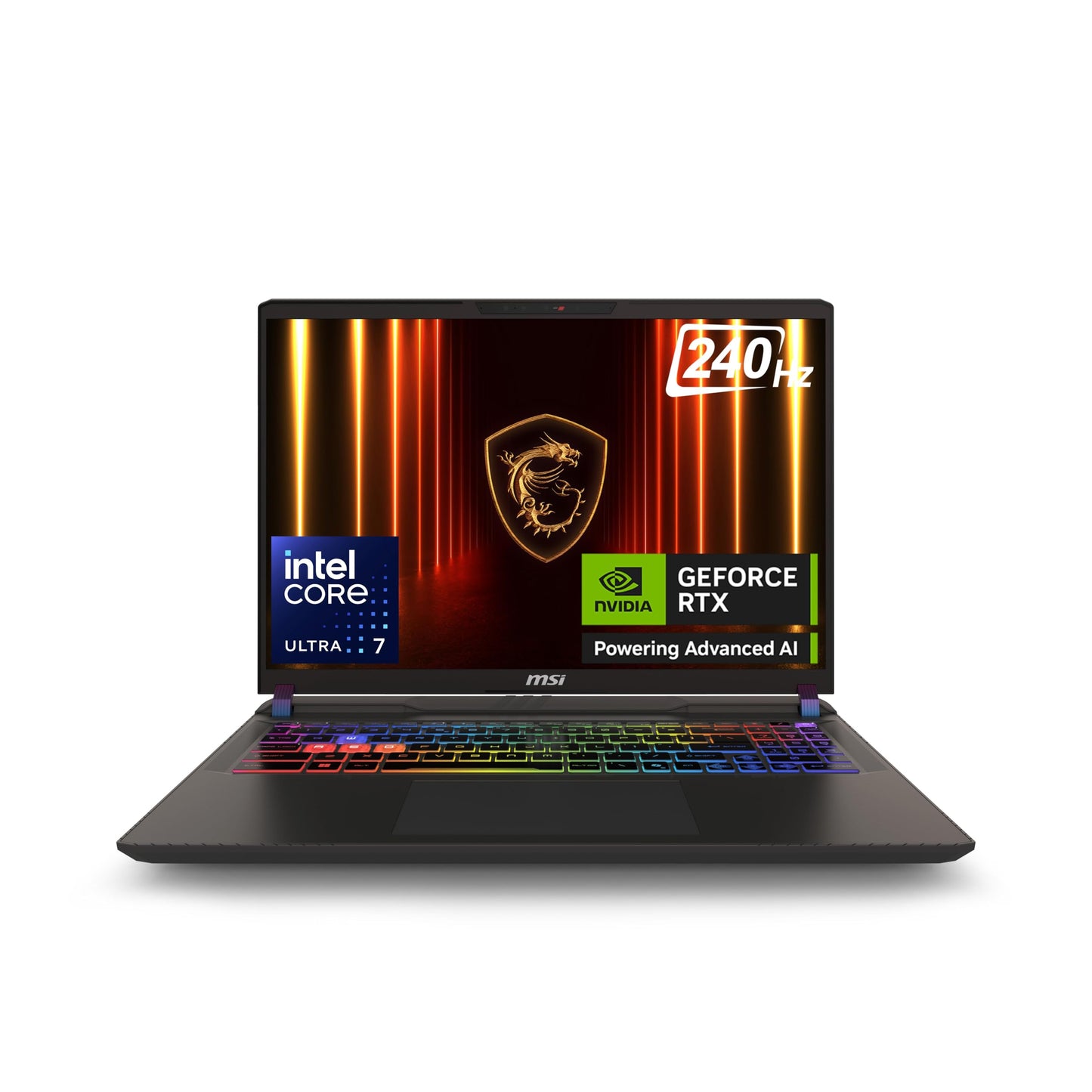 MSI Vector 16, Intel Series 2 Core Ultra 7 255HX, 41cm QHD+ 240Hz Gaming Laptop (16GB/1TB NVMe SSD/Windows 11 Home/NVIDIA GeForce RTX 5070 Ti, GDDR7 12GB/Cosmos Gray/2.7Kg) A2XWHG-443IN