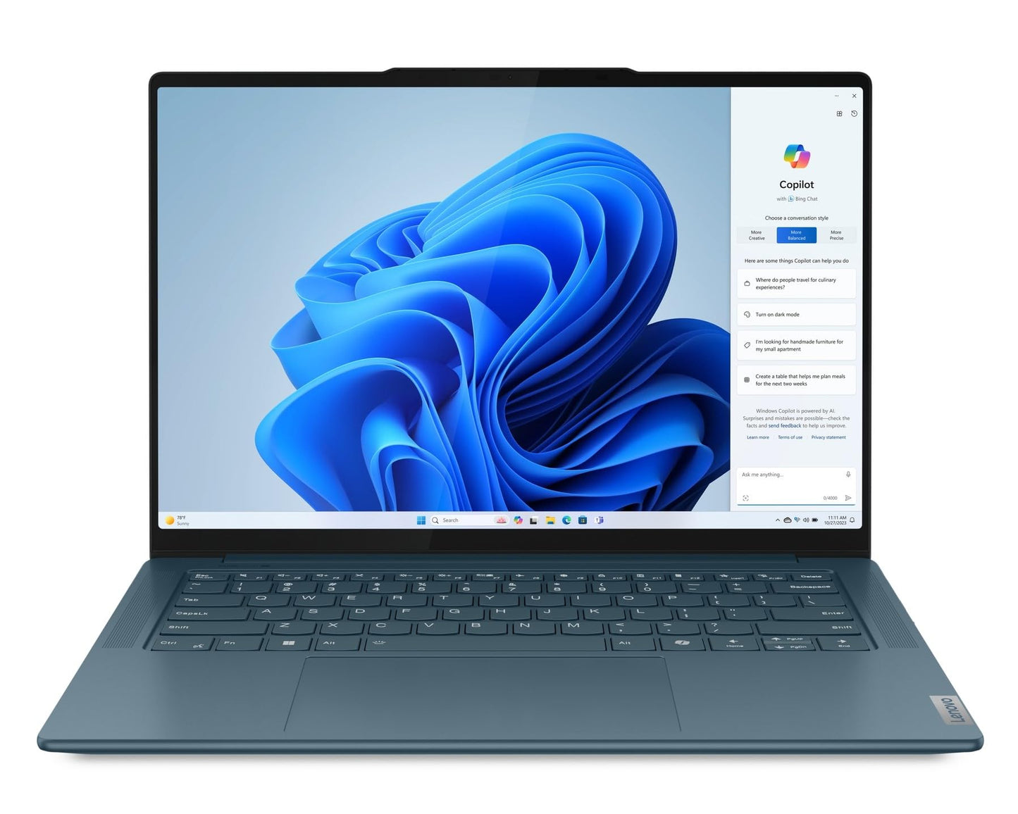 Lenovo Smartchoice Yoga Pro 7 Intel Evo Core Ultra 7 155H Built-in AI 14"(35.5cm) 2.8K-OLED 400Nits 120Hz Laptop (16GB/1TB SSD/NVIDIA RTX 4050 6GB/FHD+IR Camera/Win11/MSO 21/Grey/1.5Kg), 83E2005EIN