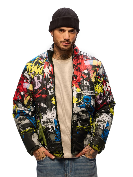 The Souled Store Batman: Gotham City Women and Girls Winter Reversible Puffer Jackets