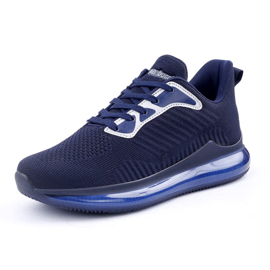 Bacca Bucci KARVA Men Lifestyle Lace-up Sports Sneakers for Men for Outdoor Sports & Training | with Air Bounce Comfort Outsole - Blue