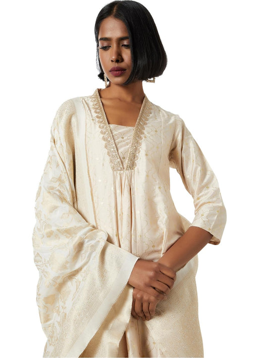 Max Women's Polyester Blend Kurta Set