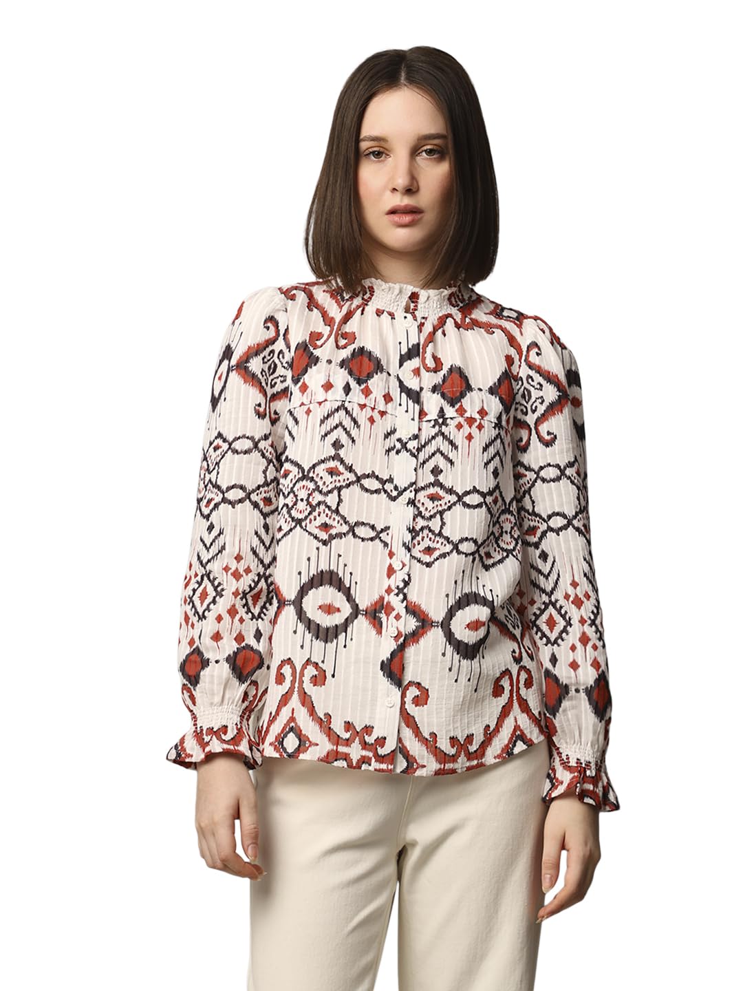 ONLY Women's Regular Fit T-Shirt (9008177-Cloud Dancer_Cloud