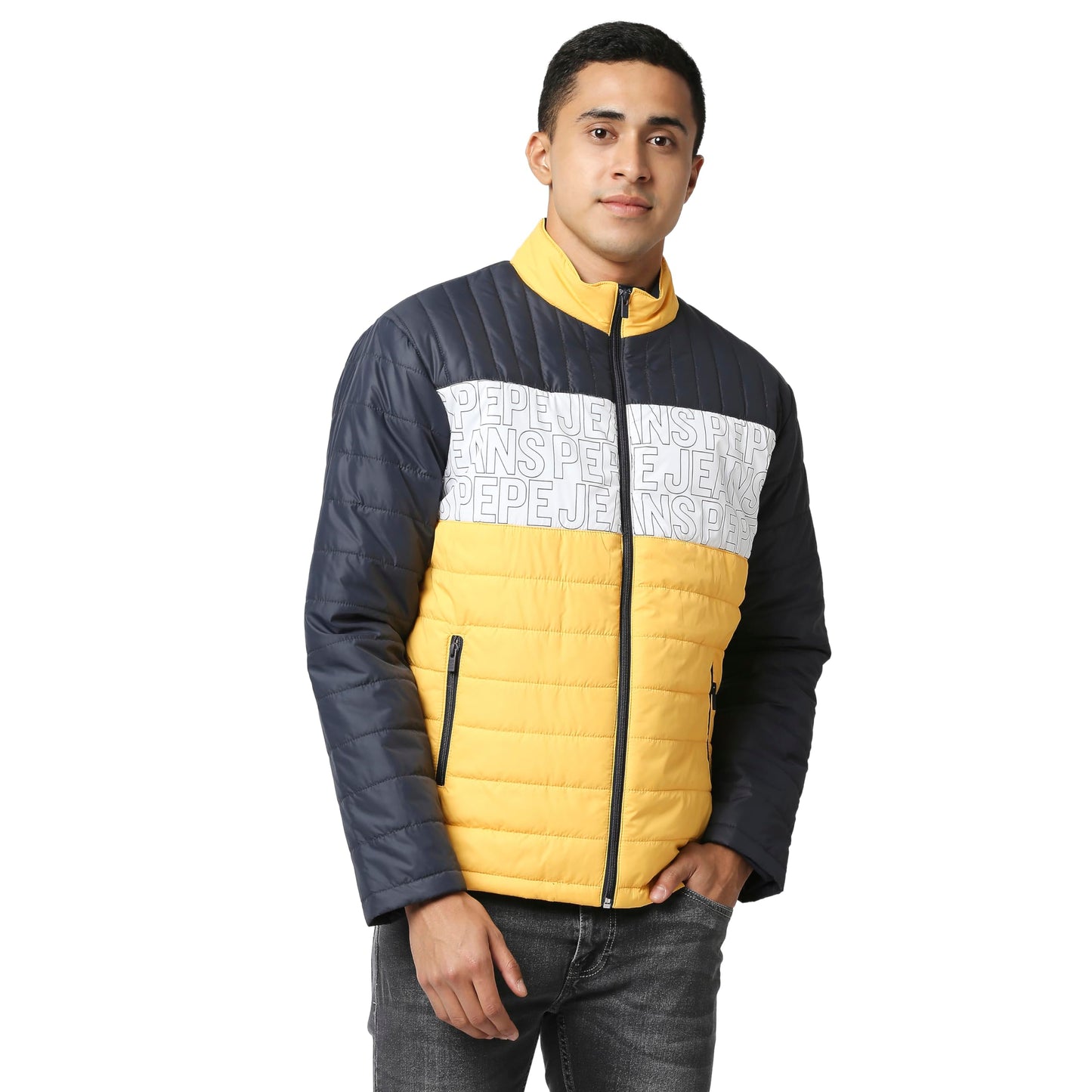 Pepe Jeans Men's A-Line Coat (PM402726_Gold_XXL)