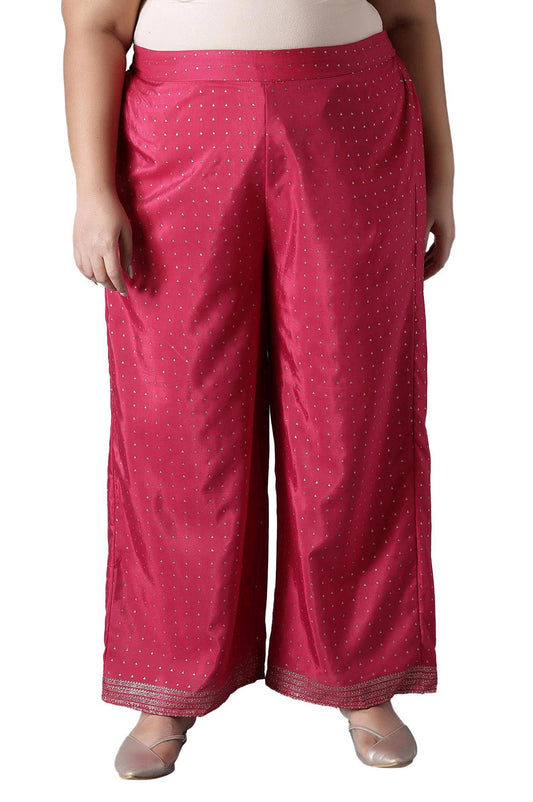 W Shantung Strechable Parallel Pants for Women | Shantung Parallel Pants for Women | Trousers for Women | W for Woman