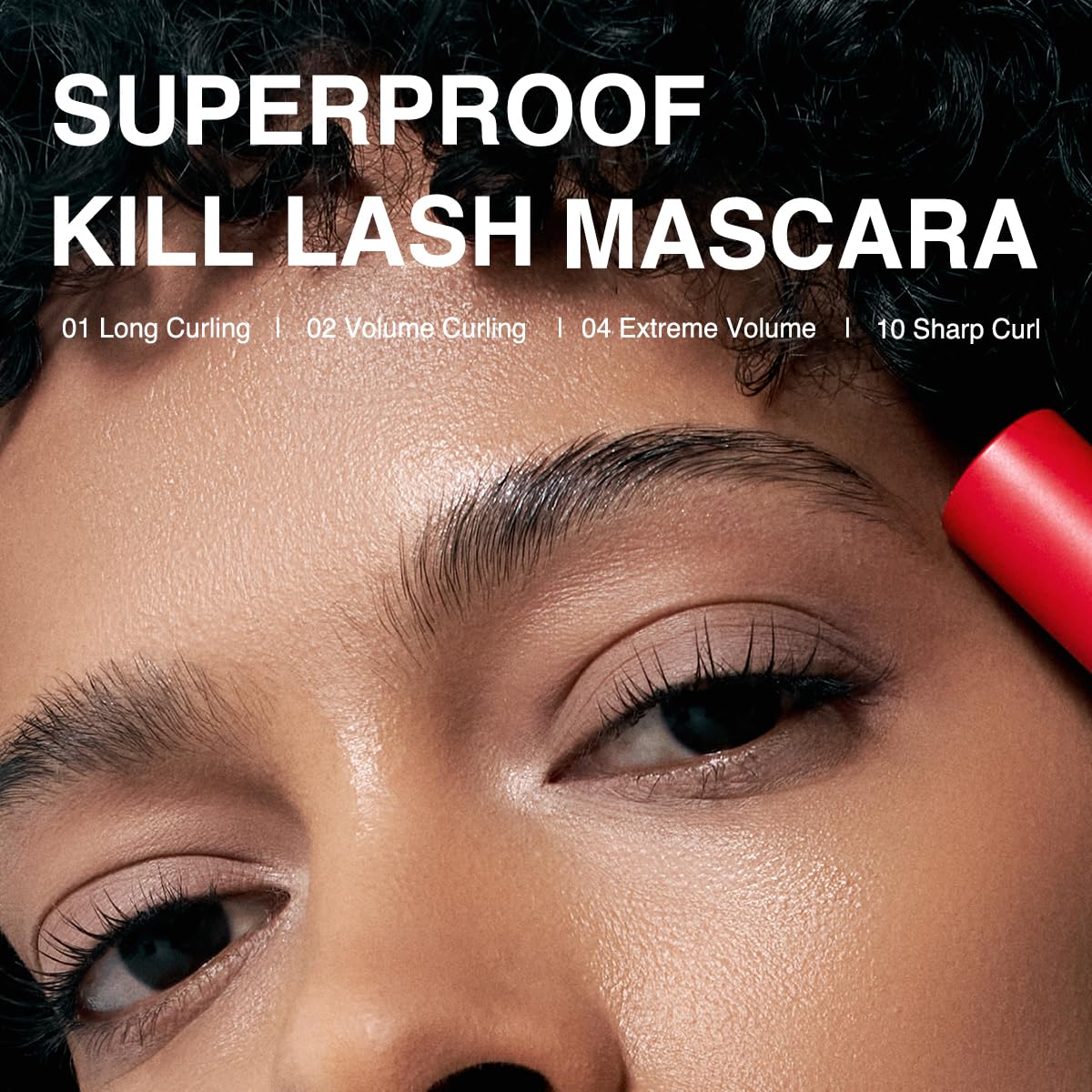 Clio Professional Clio Kill Lash Superproof Mascara | Ultra-Volumizing, Smudge-Proof, Clump-Free, Curl-Holding, Long-Lasting | Extreme Volume (#04), 0.24 Fl Oz
