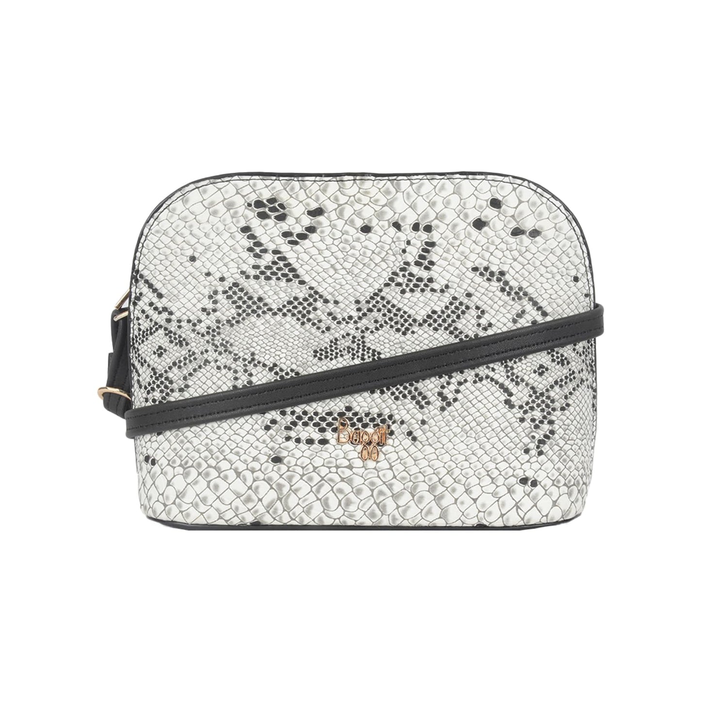 Baggit Women White XS Size Sling Bag | Ladies Stylish Casual Cross Body Purse Handbag