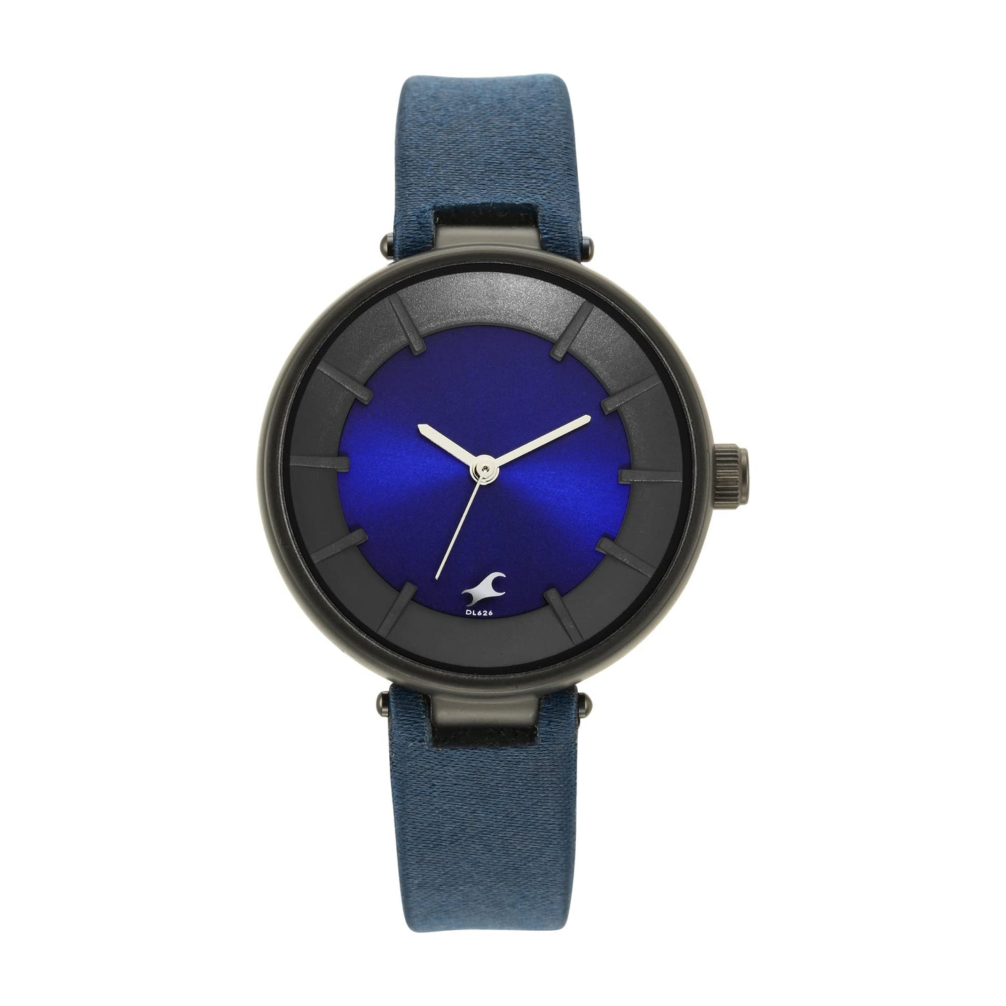Fastrack Women Plastic Revibe Analog Blue Dial Watch-6252Pf02, Band Color-Blue