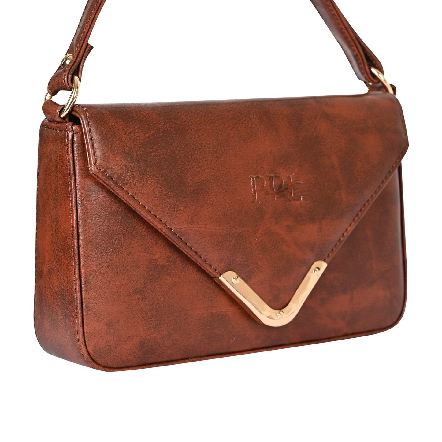 Pramadda Pure Luxury italian georgia Sling Bags for Women Stylish | Ready To Go Trendy Side Crossbody Shoulder Sling Purse for Girls (Brown)
