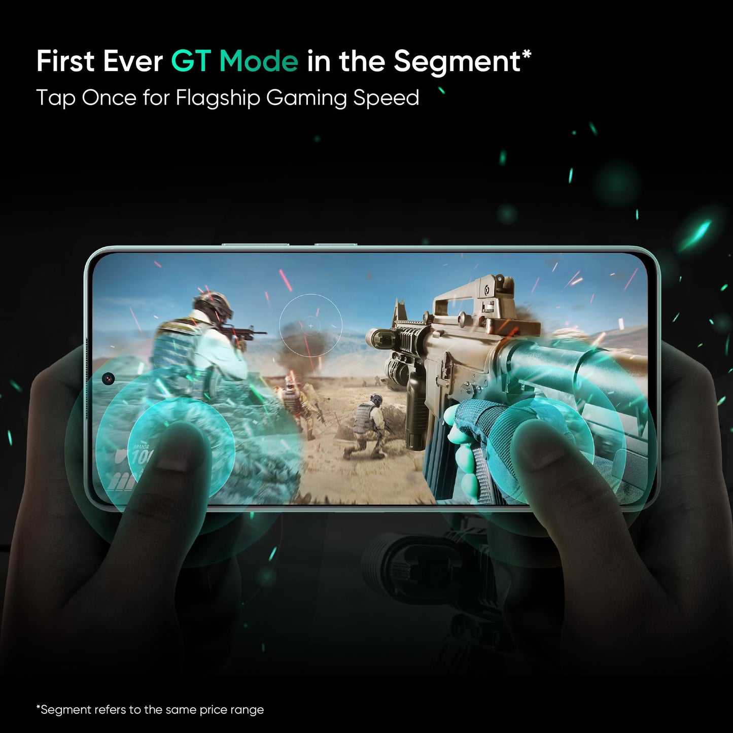 realme 13+ 5G (Speed Green, 8GB RAM, 128GB Storage) 6.67" AMOLED Display | 80W Ultra Charging DAK | Dimensity 7300E Processor