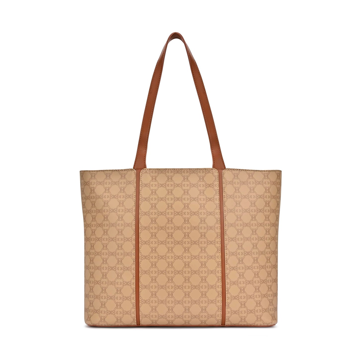 Lavie Women's Mono Neghan Monogram Print Tote Bag for Women | Tote Bag for Work | Ladies purse | Stylish Shoulder Bag | Gift for Women