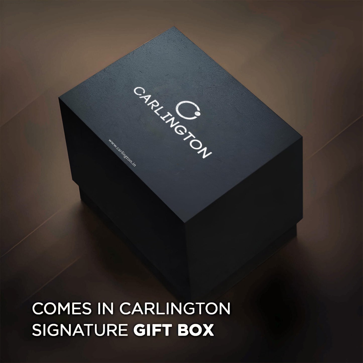 Carlington Legacy Series Analog Wrist Watches with Chronograph & Silicone Strap for Men - CT 9999