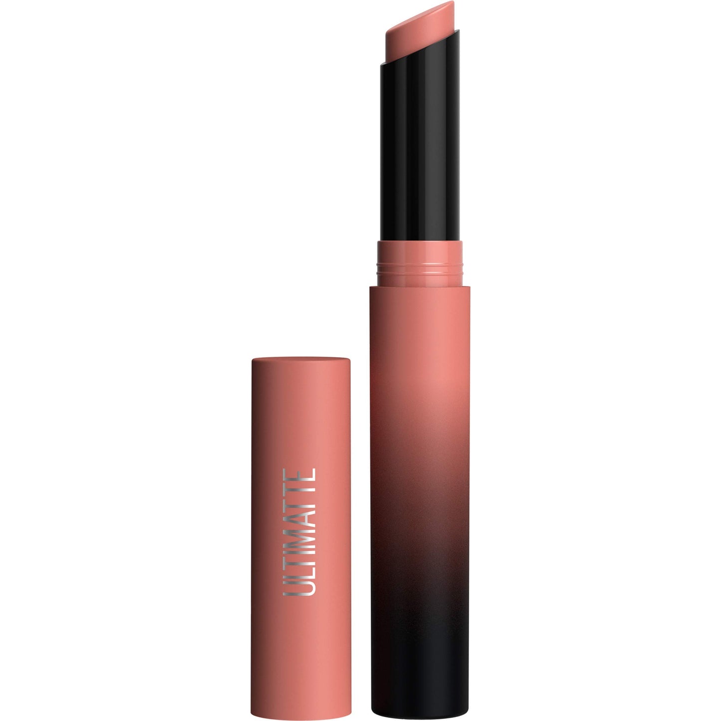 Maybelline New York Color Sensational Ultimatte Matte Lipstick, Non-Drying, Intense Color Pigment, More Buff, Pink Beige, 0.06 oz