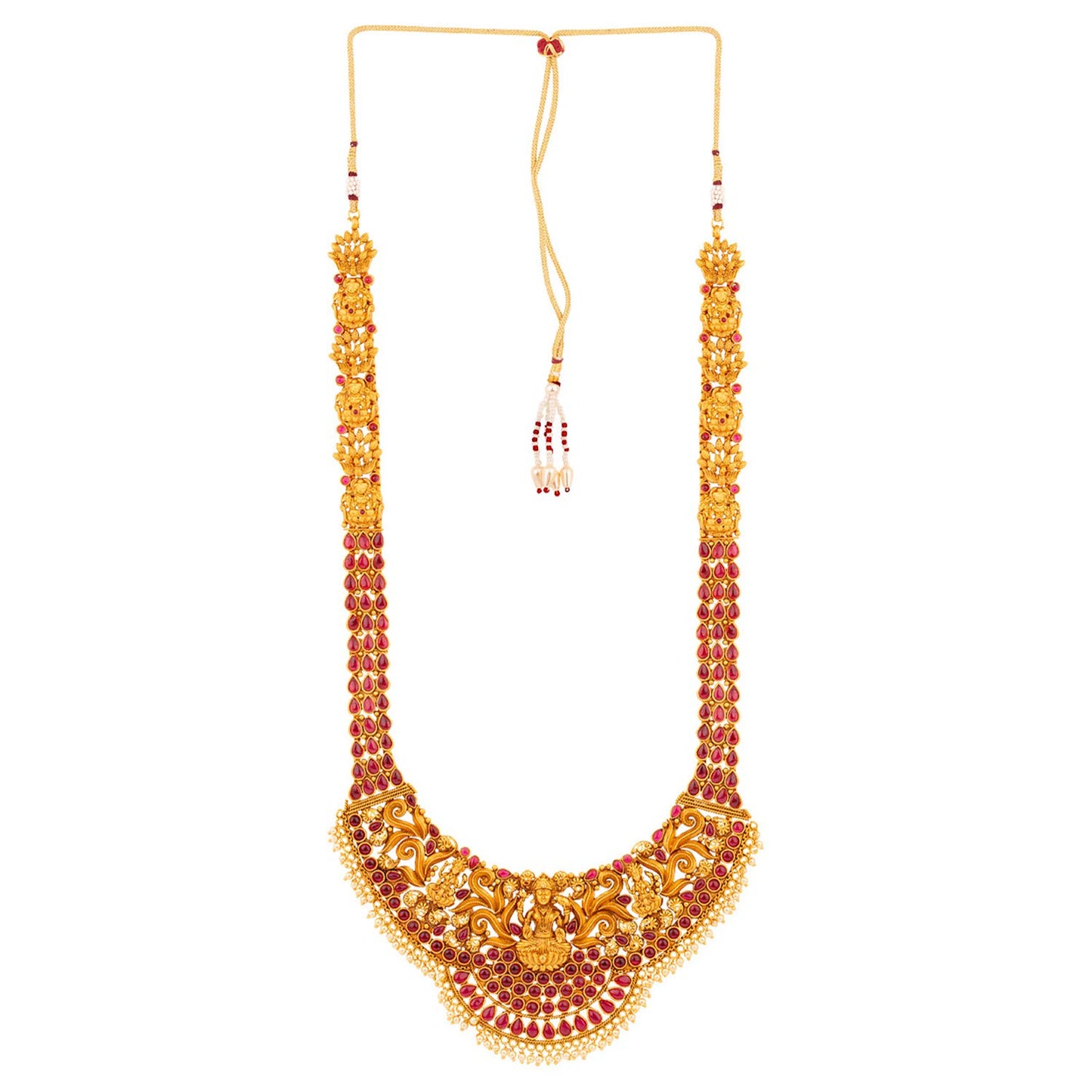 VOYLLA Southern Bridals Jewellery Set for Women (Golden) (8907617985404)
