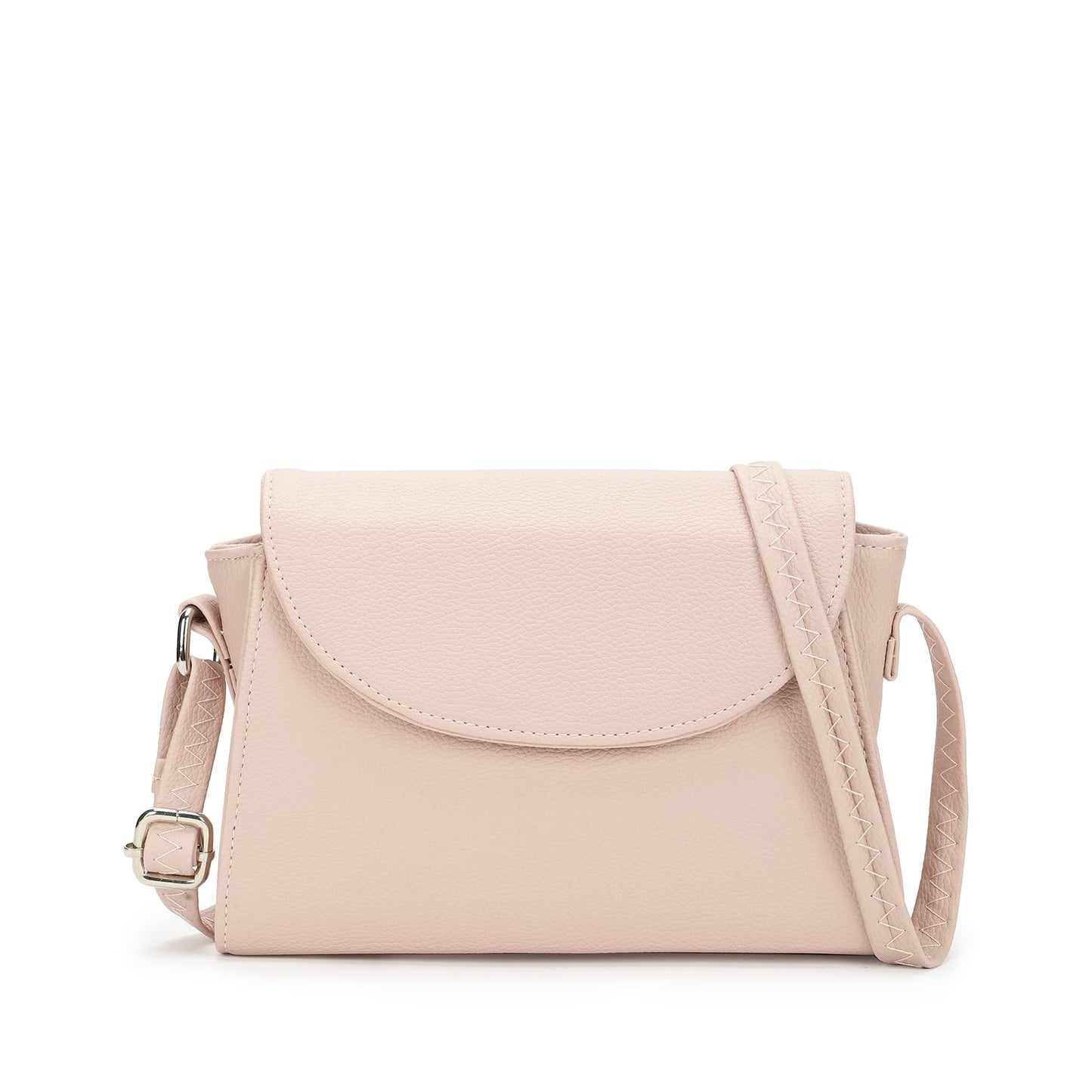Fastrack Textured Sling Bag for Women | Chic Crossbody Bag for Girls, Ladies, Women | Spacious Bag with Slip Pocket Made of Faux Leather
