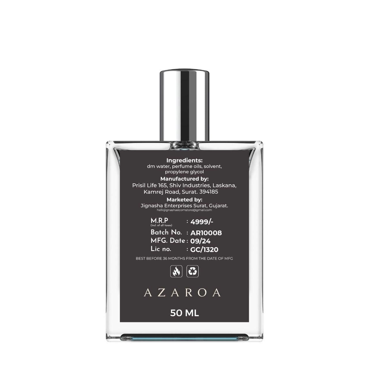 Azaroa The Most Wanted Parfum 50ML Pack of 2