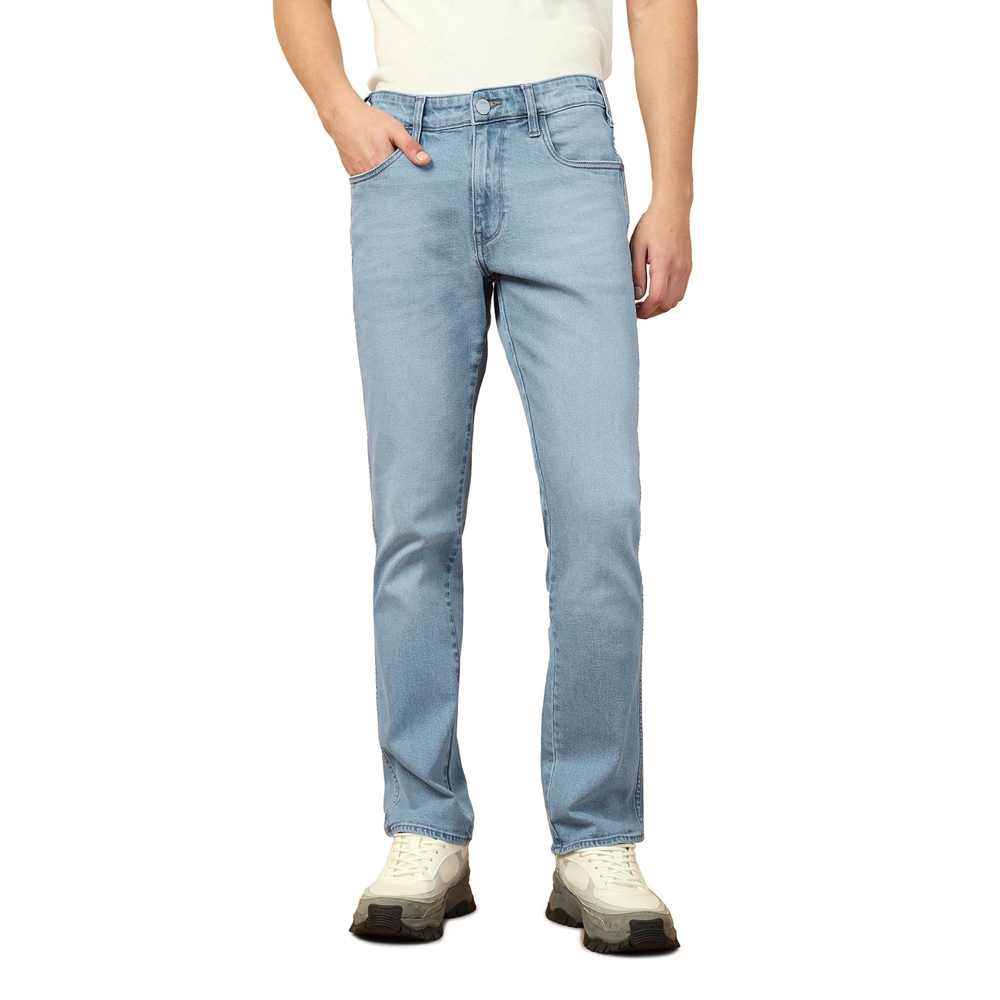 Wrangler Men's Regular Jeans (WMJN006836_Azure Blue_30)