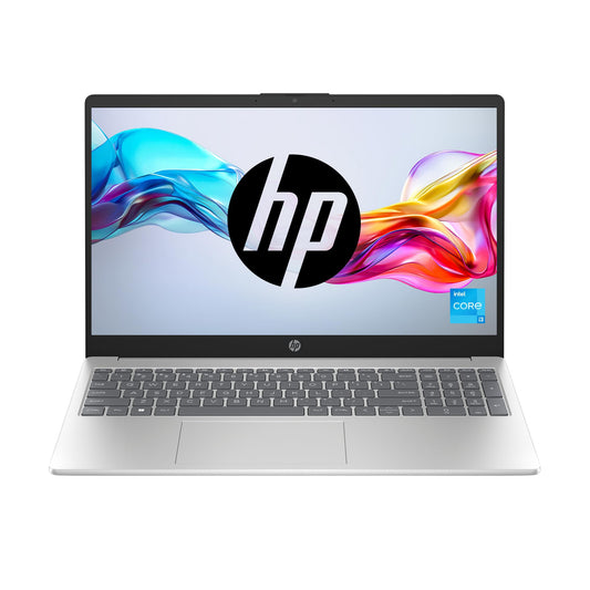 HP New 15 Laptop, Intel Ci3-12th Gen-1215U, 8GB DDR4 Ram, 512 GB M.2 NVMe SSD, Windows 11 + MS Office'2021, UHD Graphics, 15.6 inch(39.6 cm),FHD, Anti-Glare,1.59 kg, Natural Silver,15-fd0061TU