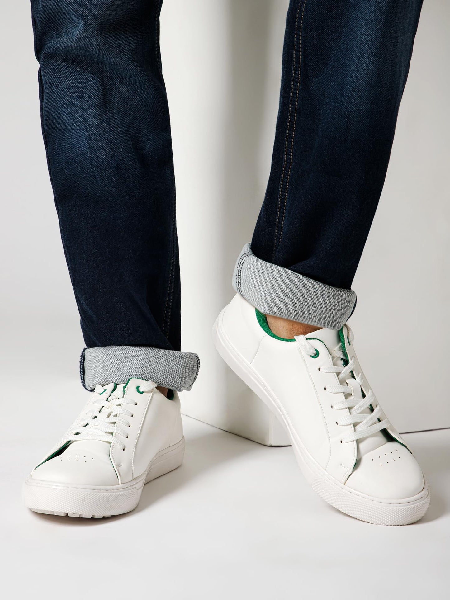 Cantabil Casual Sneaker Shoes for Men_White_6