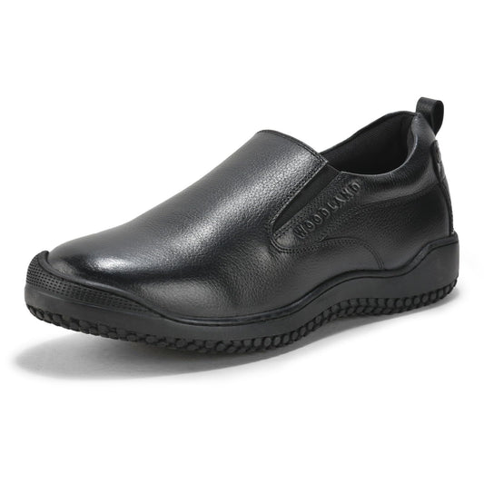 Woodland Men's Black Softy Formal Shoes-8 UK (42EURO) (OGW 6271024)