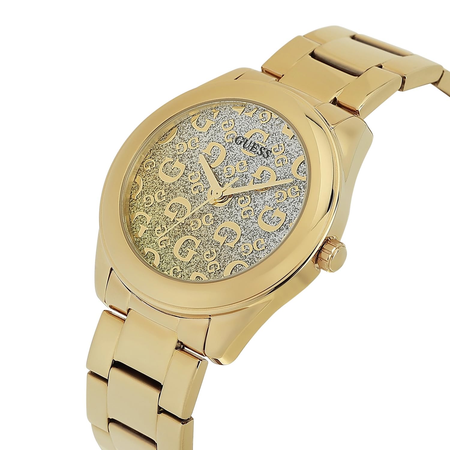 Rose Gold Guess Ladies Sport Uhr Gold Guess BFF Multifunction Rose