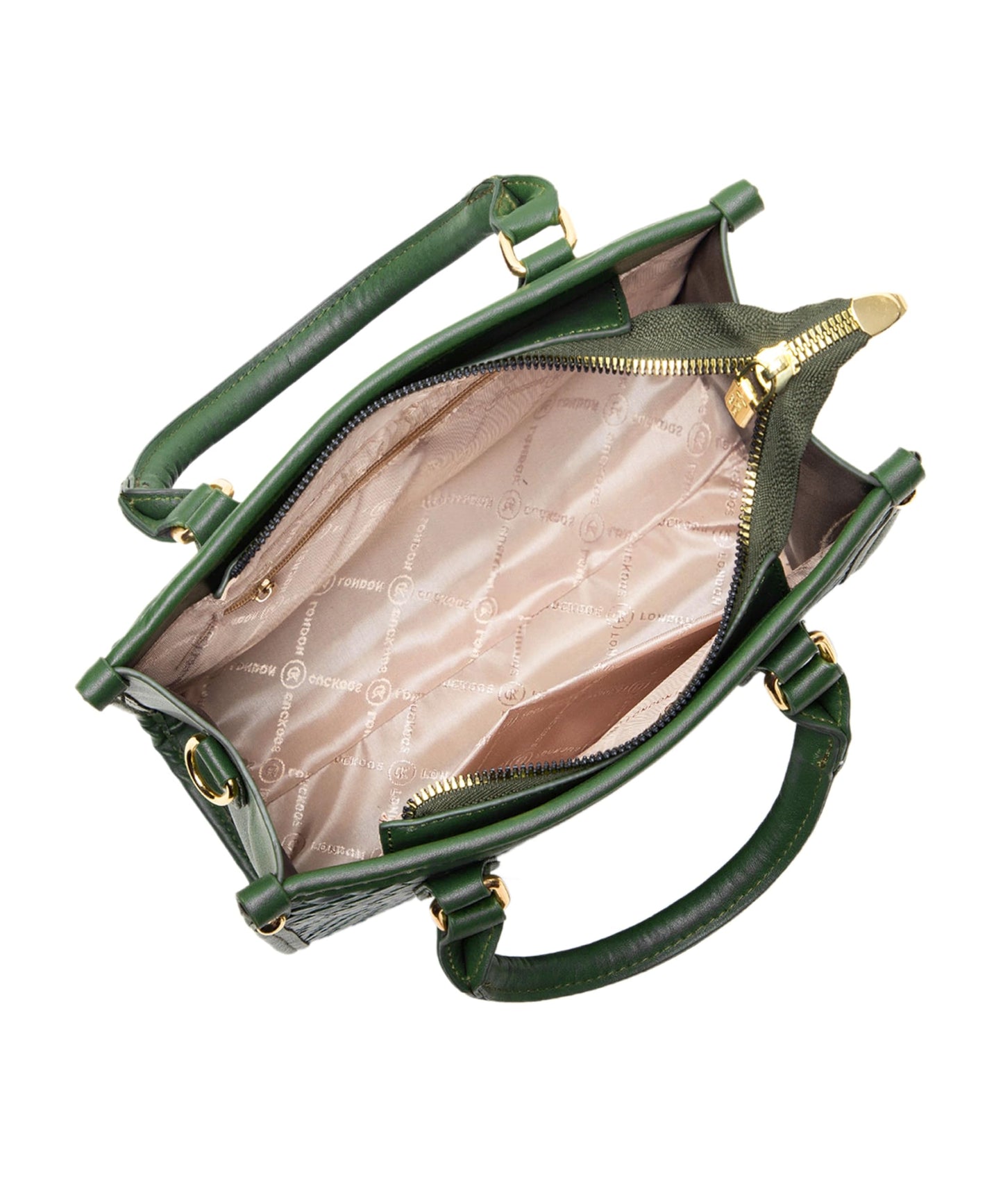 CUCKOOS LONDON Top Handle Bag For Woman Office Bags Handbags Big Size, Trendy Hand Bags for Women Stylish - Ladies Designer Crossbody Satchel Bag for Birthday, Anniversary Gift - ELVIA, Green