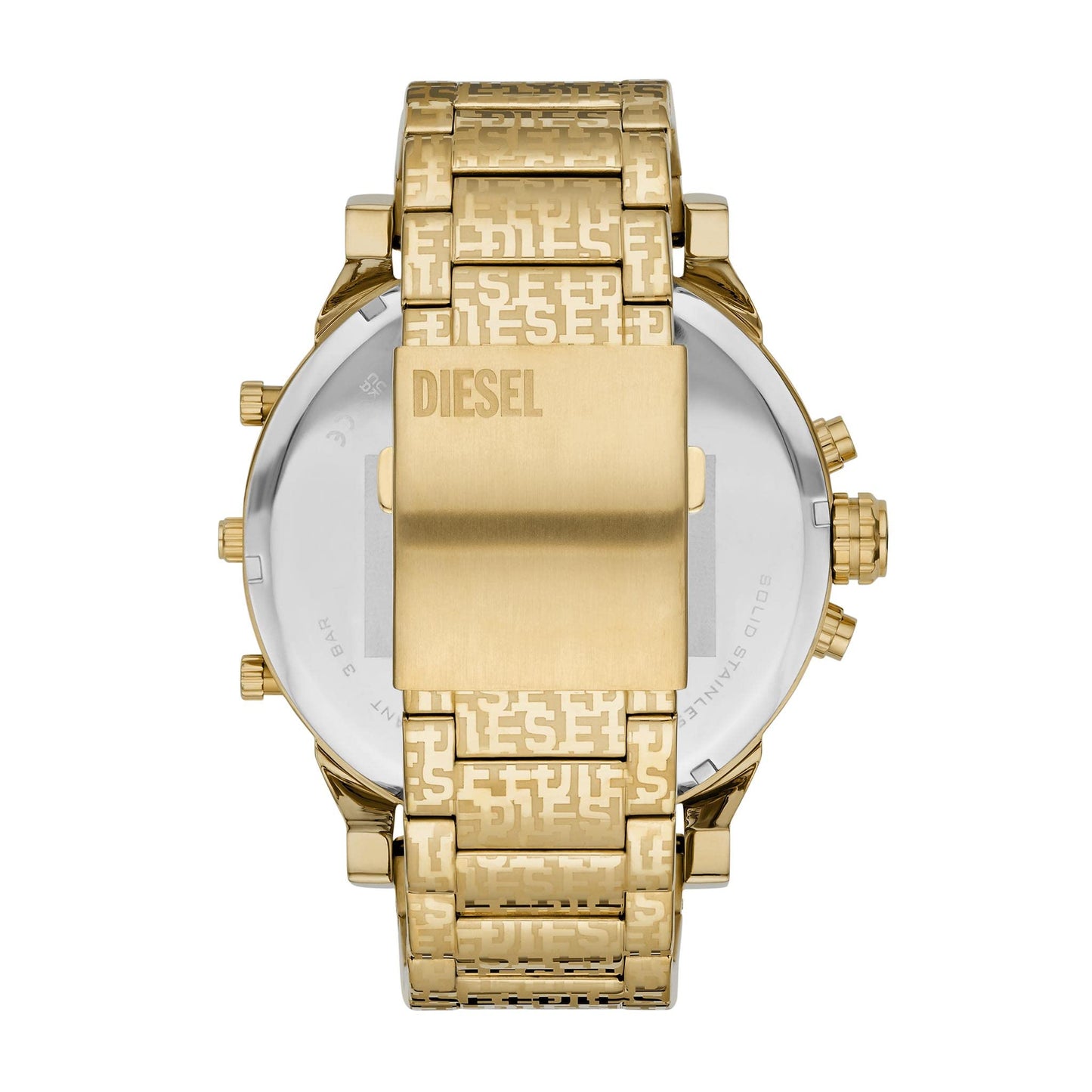 Diesel Mr. Daddy 2 Analog Gold Dial Men's Watch-DZ7479