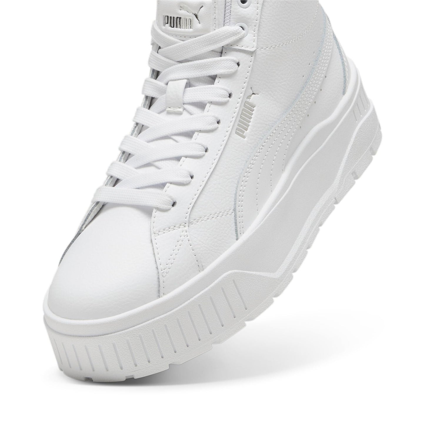Puma , Women, Karmen II Mid, White-White-Silver, Sneaker, 6UK, (39745901)