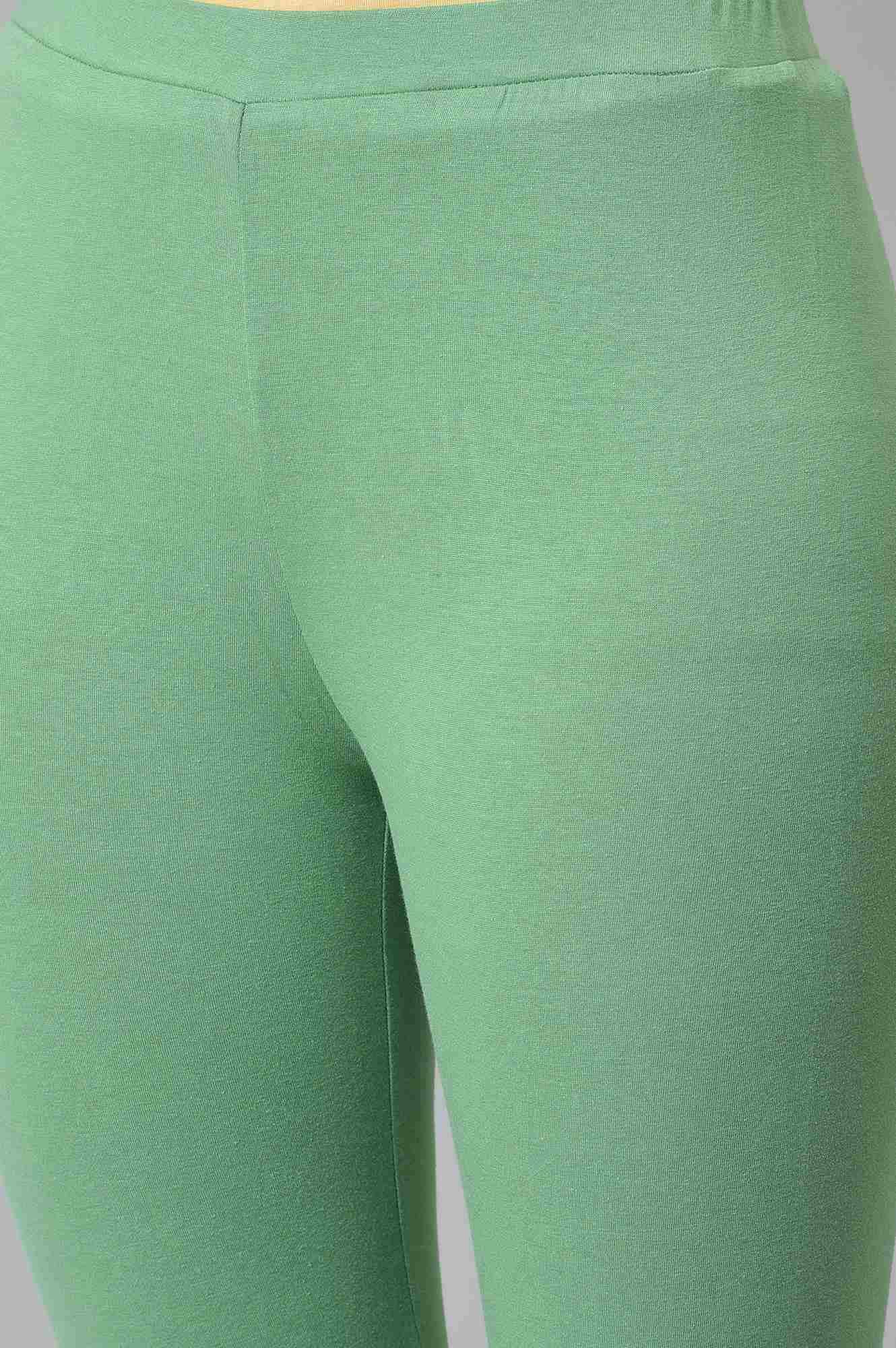 W for Woman Women's Polyester Kurta (22AUWS18191-119609_Light Green_12)