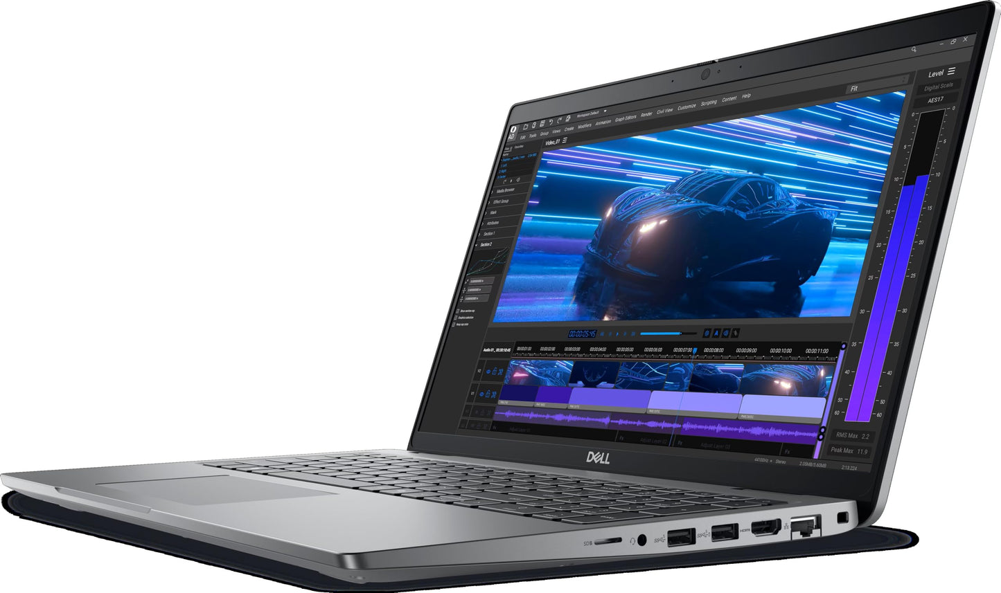 Dell Precision 3591 Intel Core Ultra 7-165H vPro/NVIDIA RTX 2000 Ada 8GB GDDR6 / 32GB RAM / 1TB SSD/Windows 11 Pro / 15.6” FHD Display/Backlit Keyboard / 3 Years ADP Warranty