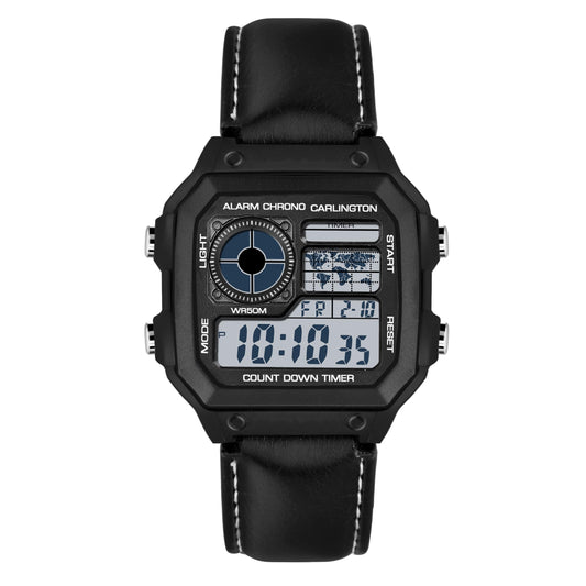 Carlington Endurance Series Digital Wrist Watches for Men with Transparent Case Cover - CT_9079