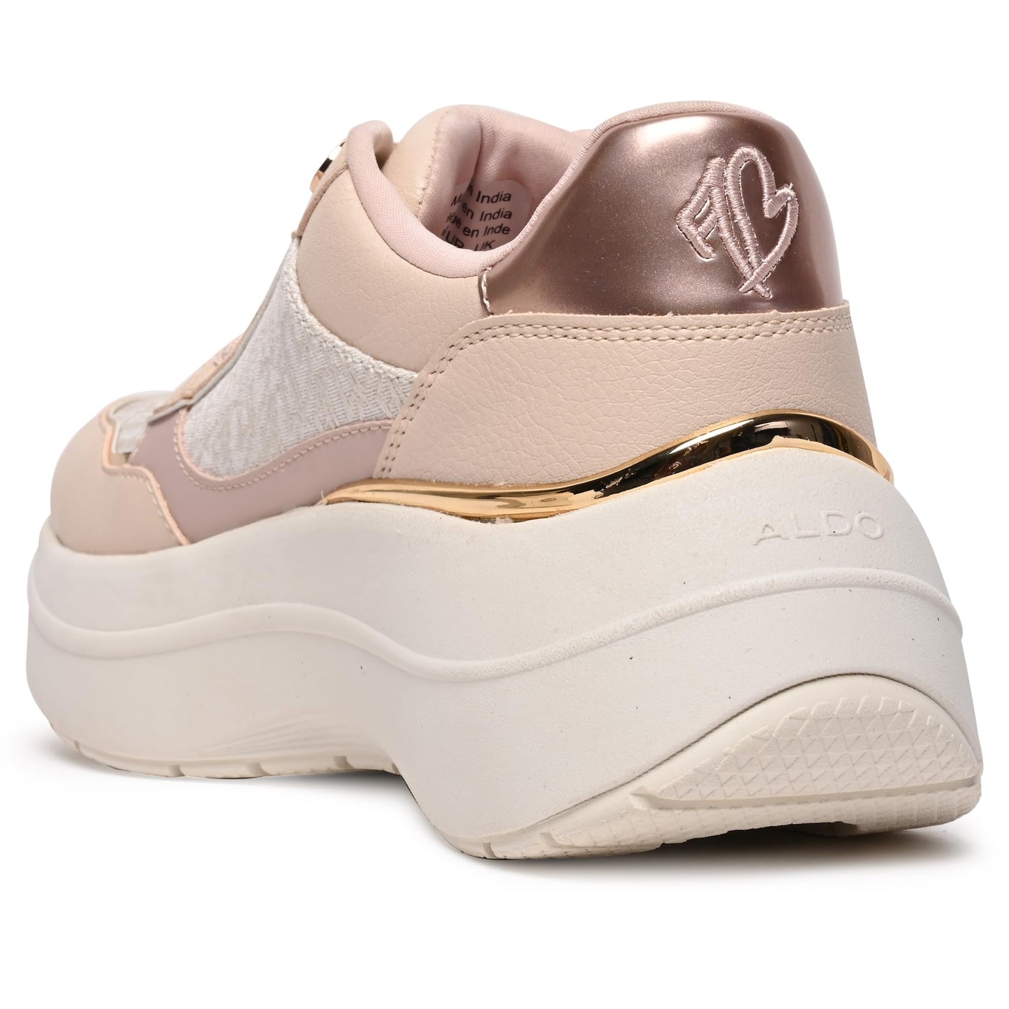 Aldo REXSONA-IN651 Ladies Dark Pink Wedge Sneakers