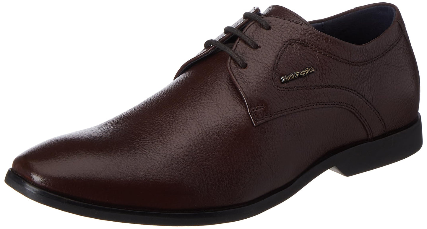 Hush Puppies Men's Aaron Derby E 23 Formal (8254000_Brown_7 UK)