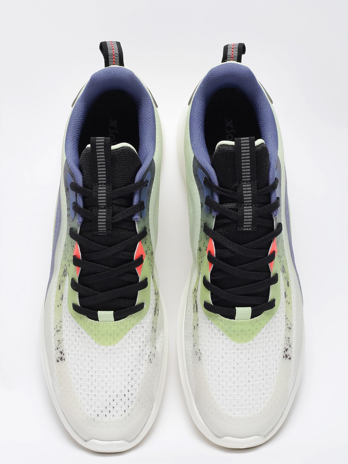 XTEP Jelly Green,Purple Blue Running Shoes for Men Euro- 40