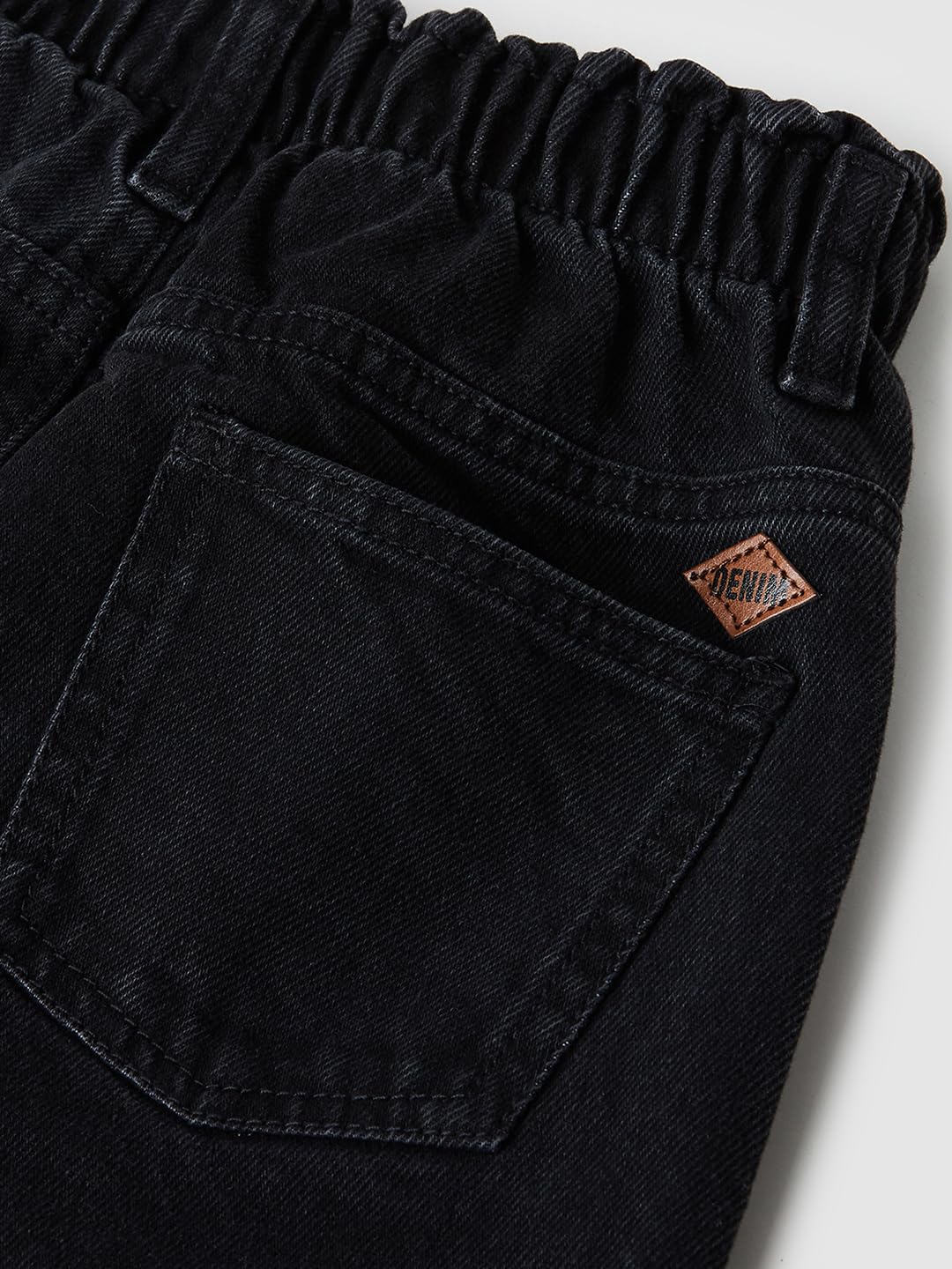 Max Girl's Regular Jeans (M24EFD02_Black_9-10Y